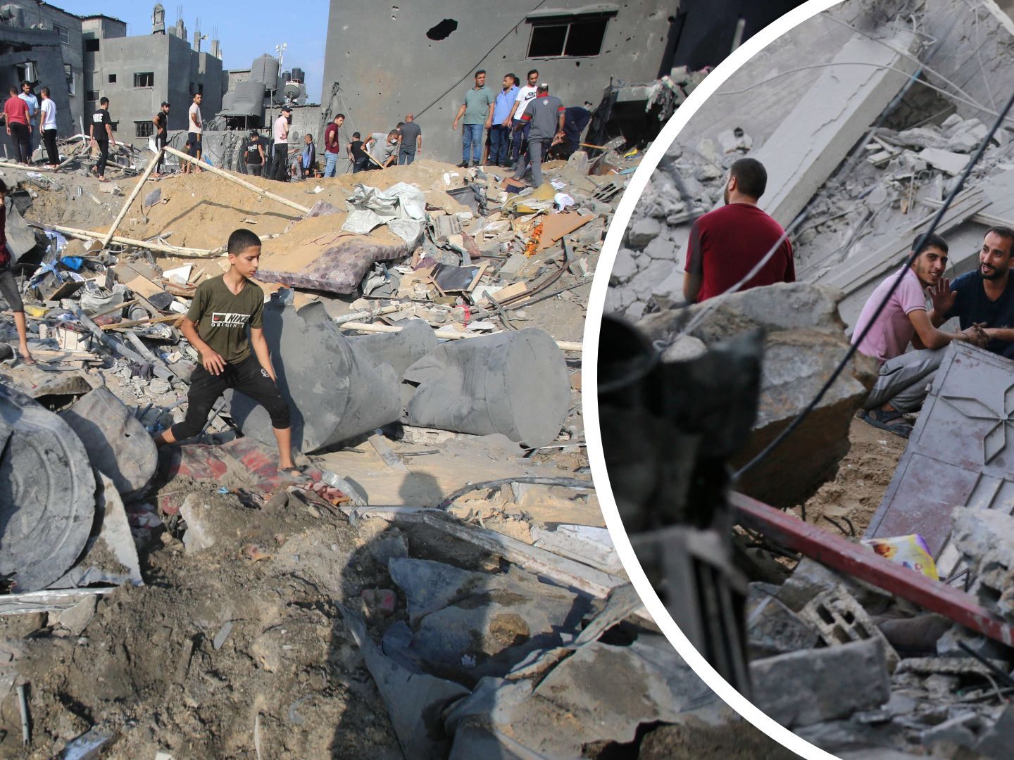 Flüchtlingslager bombardiert - Ziel Hamas-Stellungen