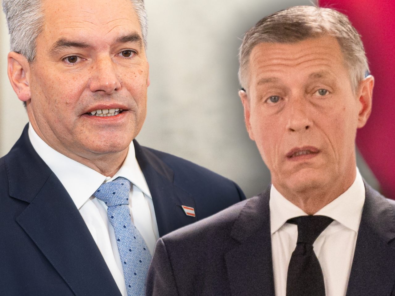 ÖVP-Chef Karl Nehammer steht zum zuletzt wieder in die Kritik geratenen Nationalratspräsidenten Wolfgang Sobotka (ÖVP).