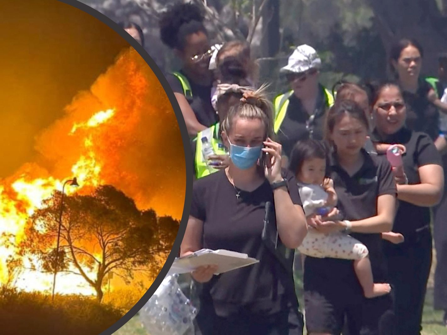 Bei einem schweren Waldbrand in nördlichen Vororten der australischen Metropole Perth sind mindestens zehn Häuser komplett abgebrannt. Bei einem schweren Waldbrand in nördlichen Vororten der australischen Metropole Perth sind mindestens zehn Häuser komplett abgebrannt.
