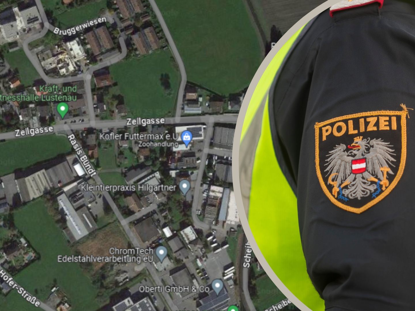 Unfall in Lustenau.