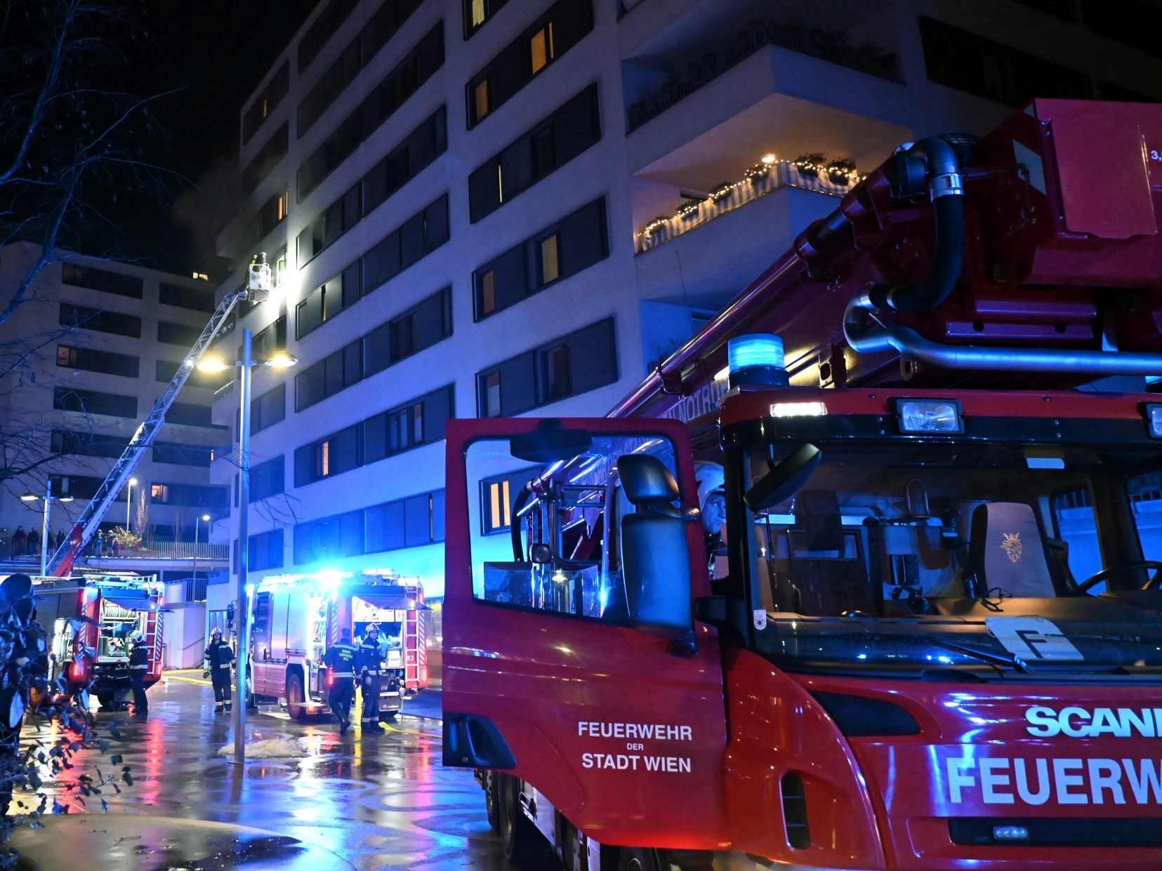 In Wien-Landstraße kam es am Montag zu einem Brand - ausgelöst von einem Adventkranz.