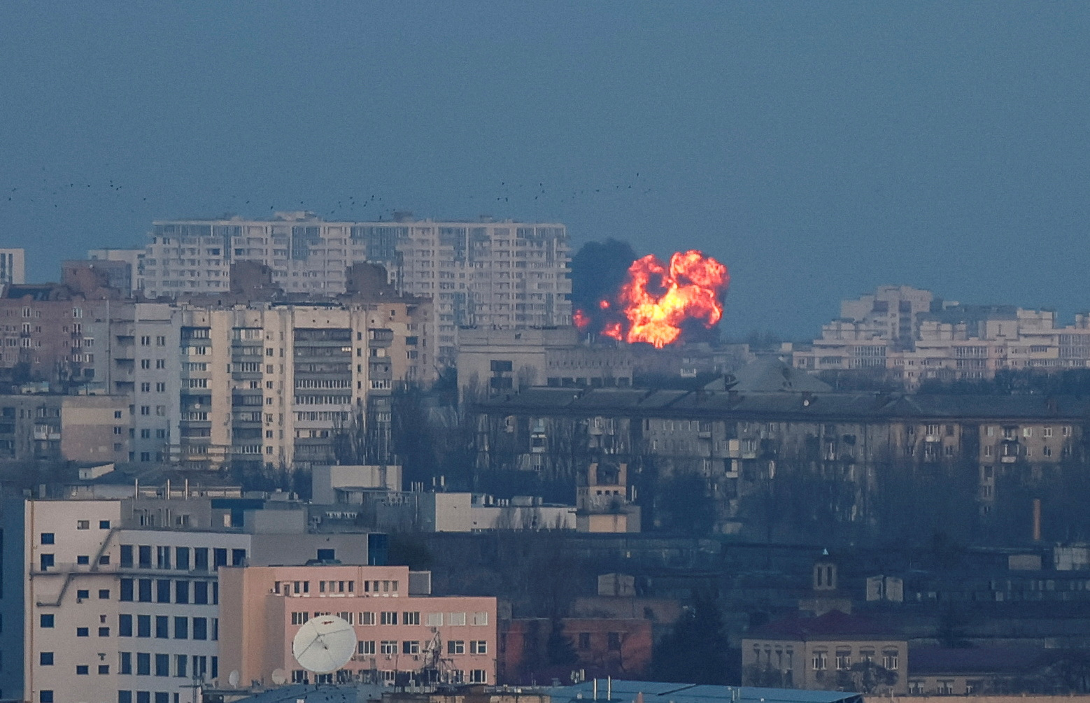Am 29. Dezember 2023 gab es erneut russische Angriffe auf Kiew. 