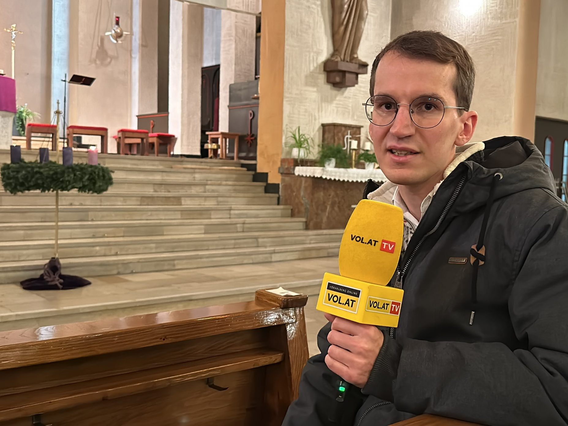 Kaplan Jakob Geier aus Bludenz teilt seine Gedanken zum dritten Advent.