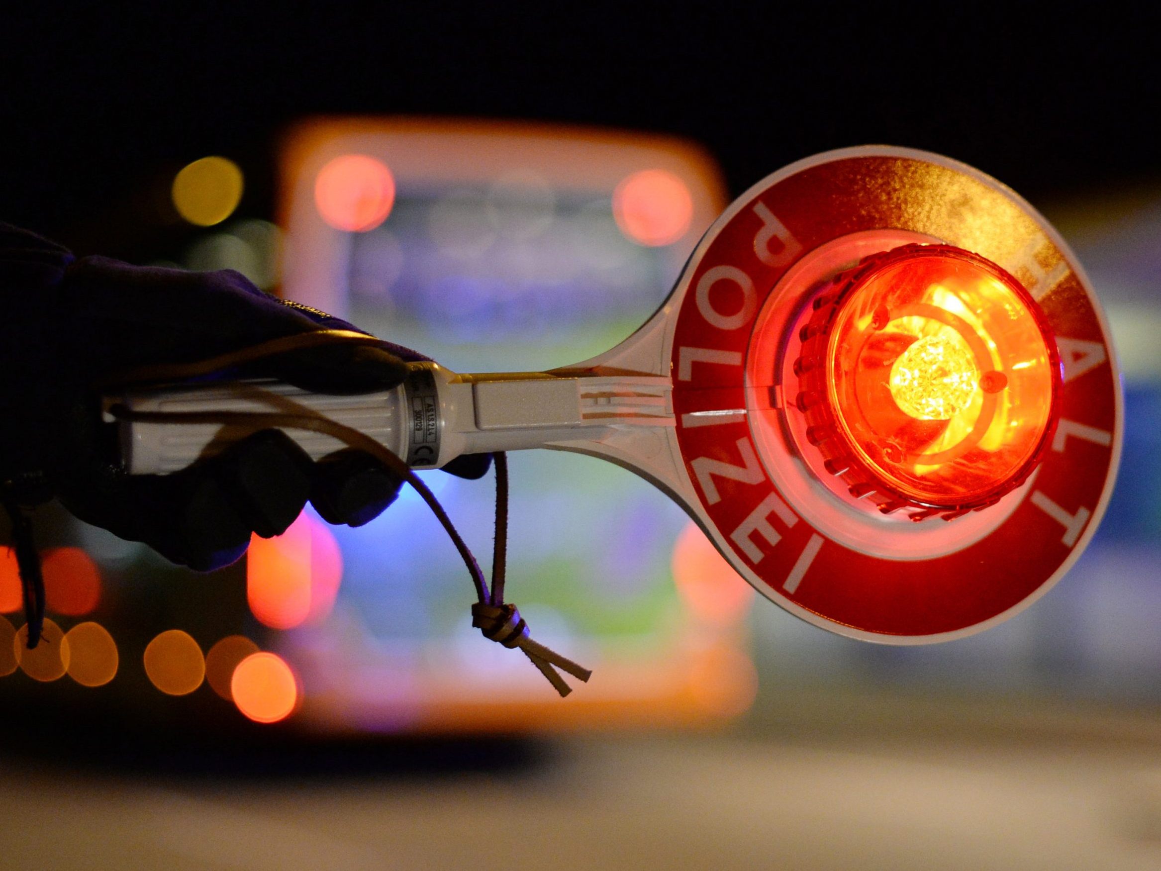 Die Polizei stoppte den Geisterfahrer.