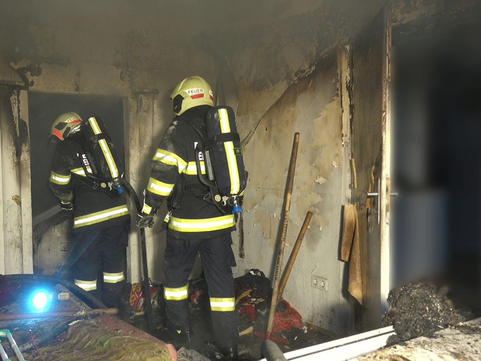 Am Wochenende brach im Bezirk Baden ein Brand aus.