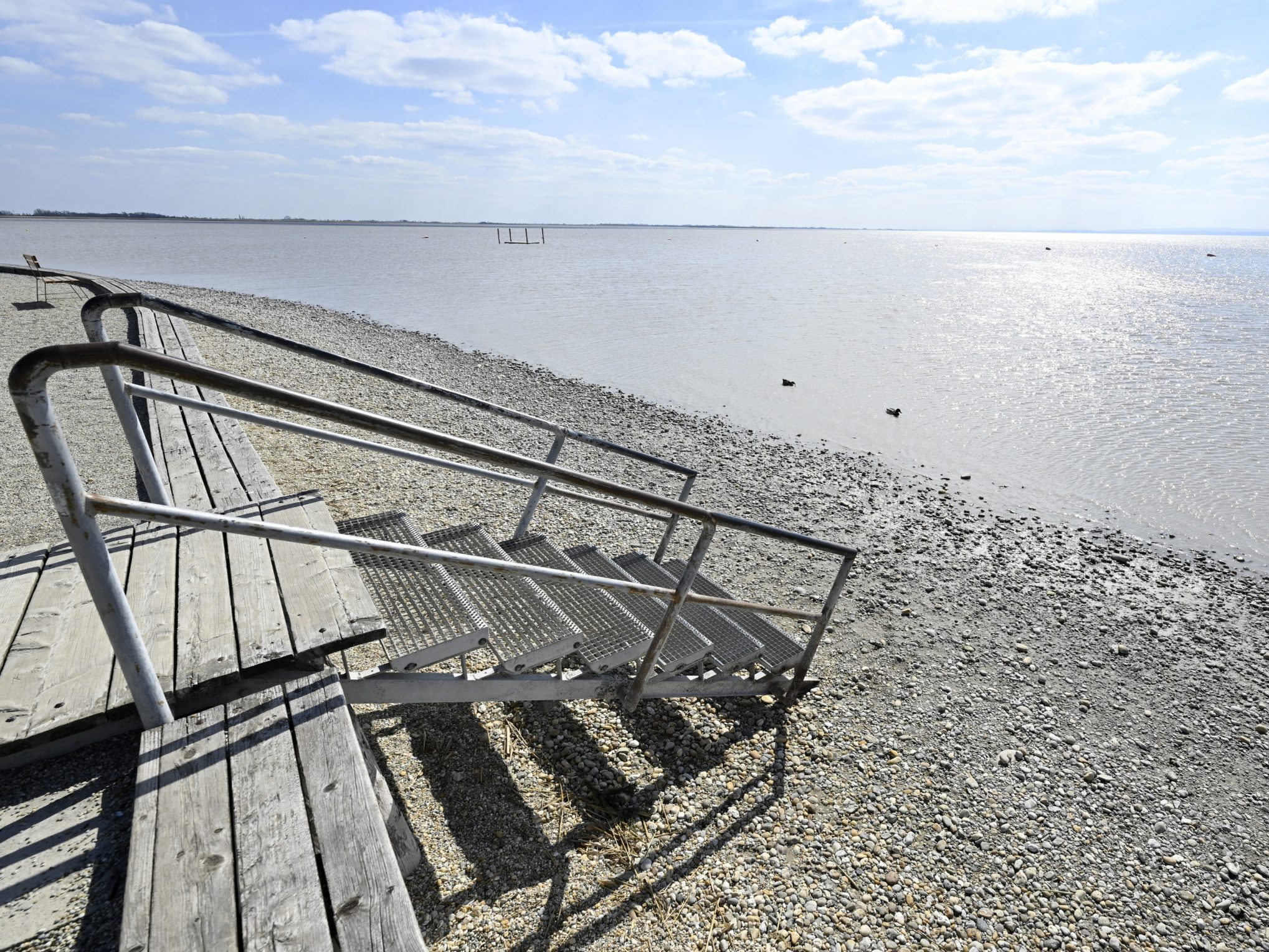 Podersdorf fordert Maßnahmen gegen Austrocknung des Neusiedler Sees.