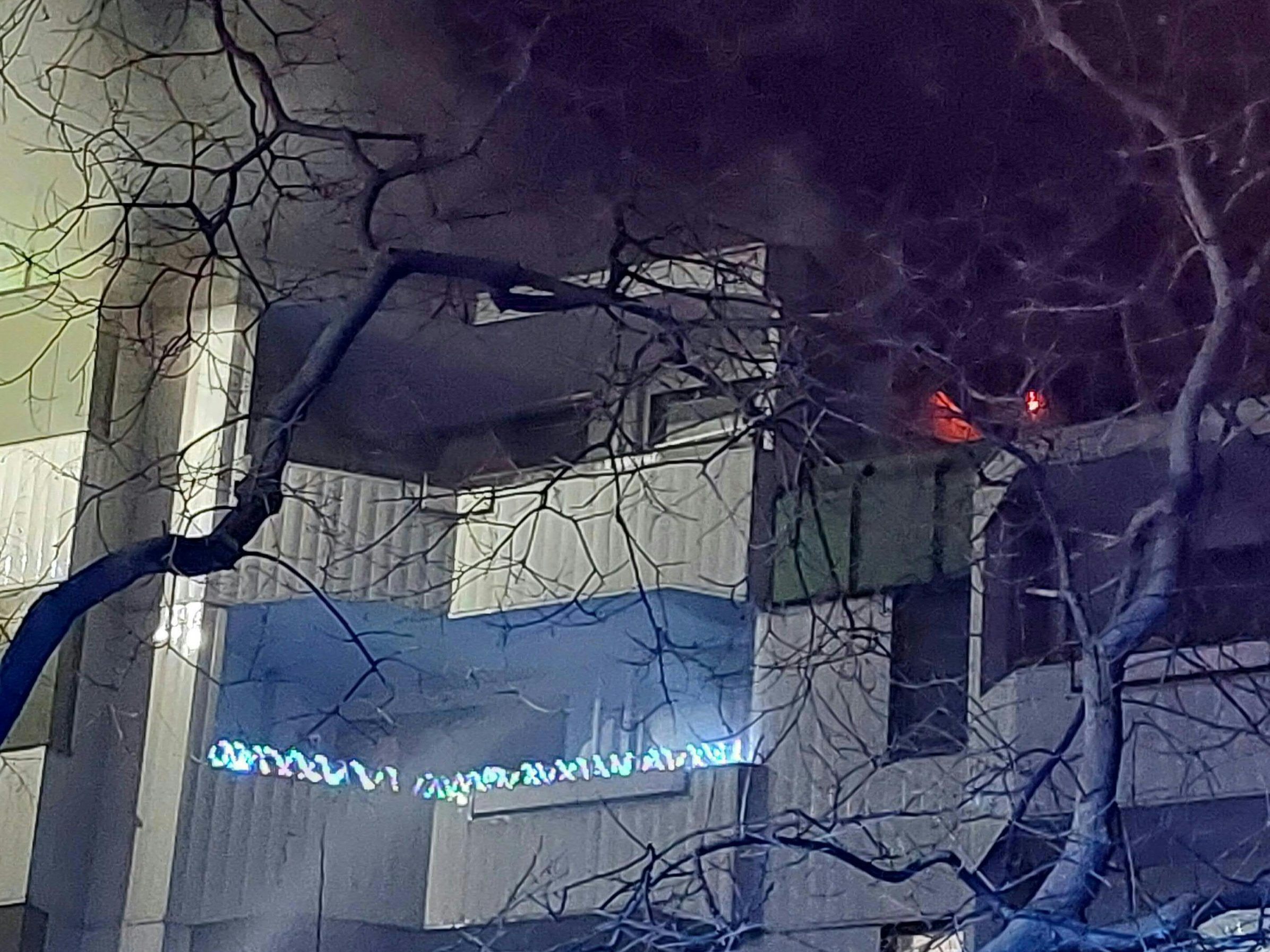 Brand in Wien. Betroffen: Ein Gemeindebau im 11. Bezirk Simmering. Brand in Wien. Betroffen: Ein Gemeindebau im 11. Bezirk Simmering.