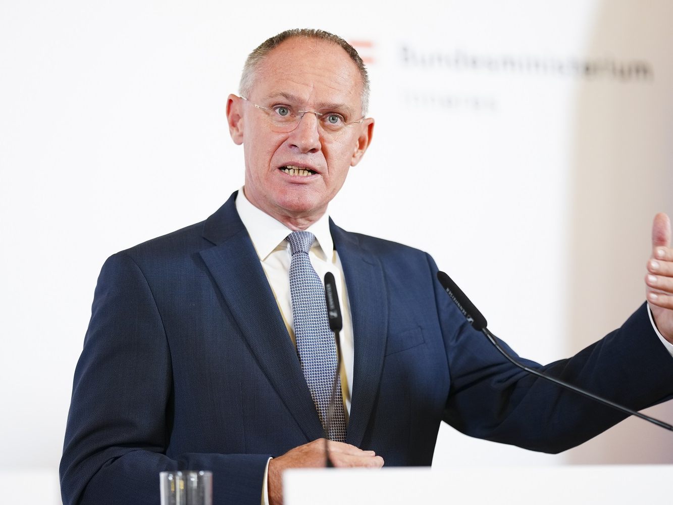 Im Bild: Innenminister Karner.