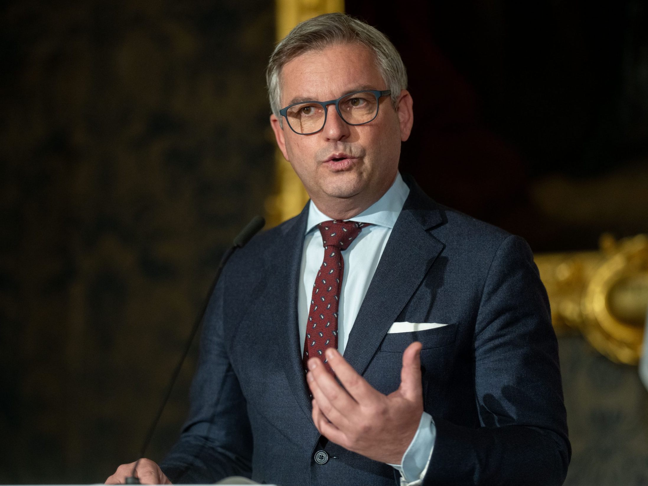 Finanzminister Magnus Brunner (ÖVP) fordert in einem Brief die Umsetzung des Wiener Lobautunnels. Finanzminister Magnus Brunner (ÖVP) fordert in einem Brief die Umsetzung des Wiener Lobautunnels.