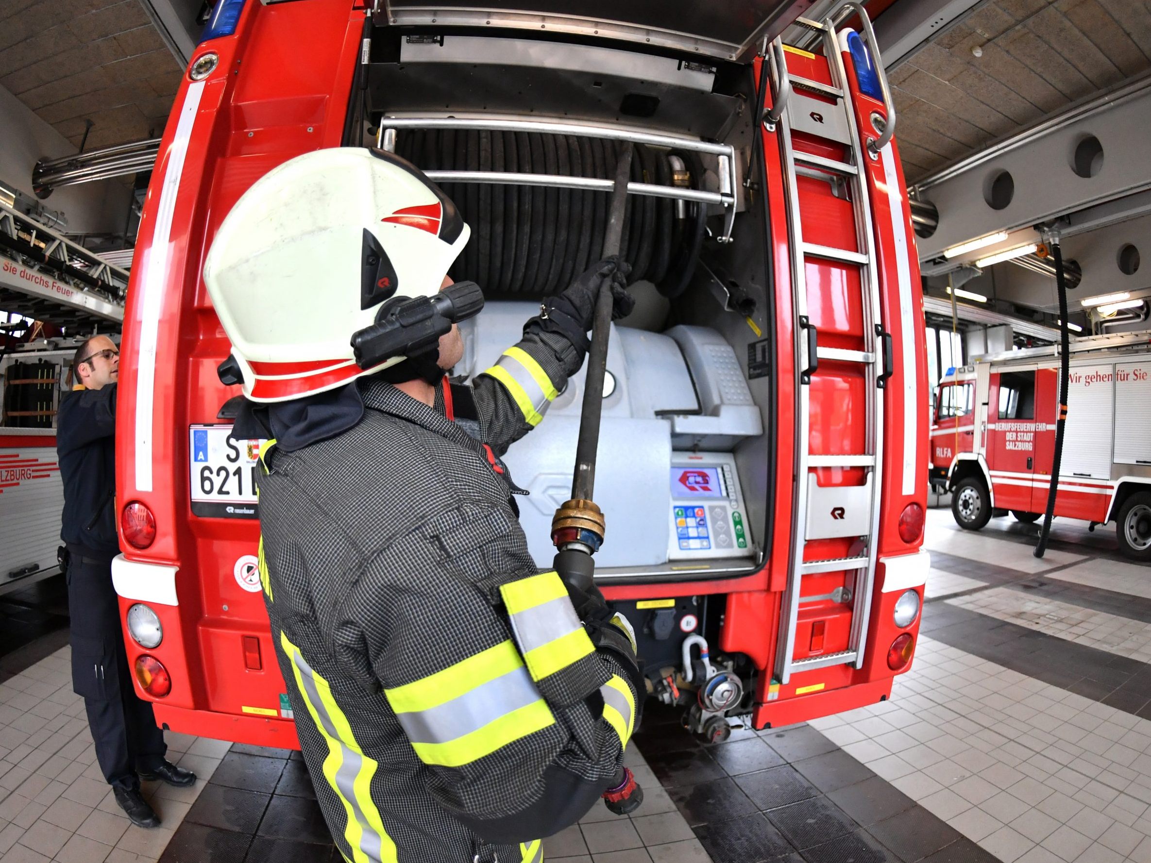 In Eisenstadt Umgebung kam es zu einem Gebäudebrand.