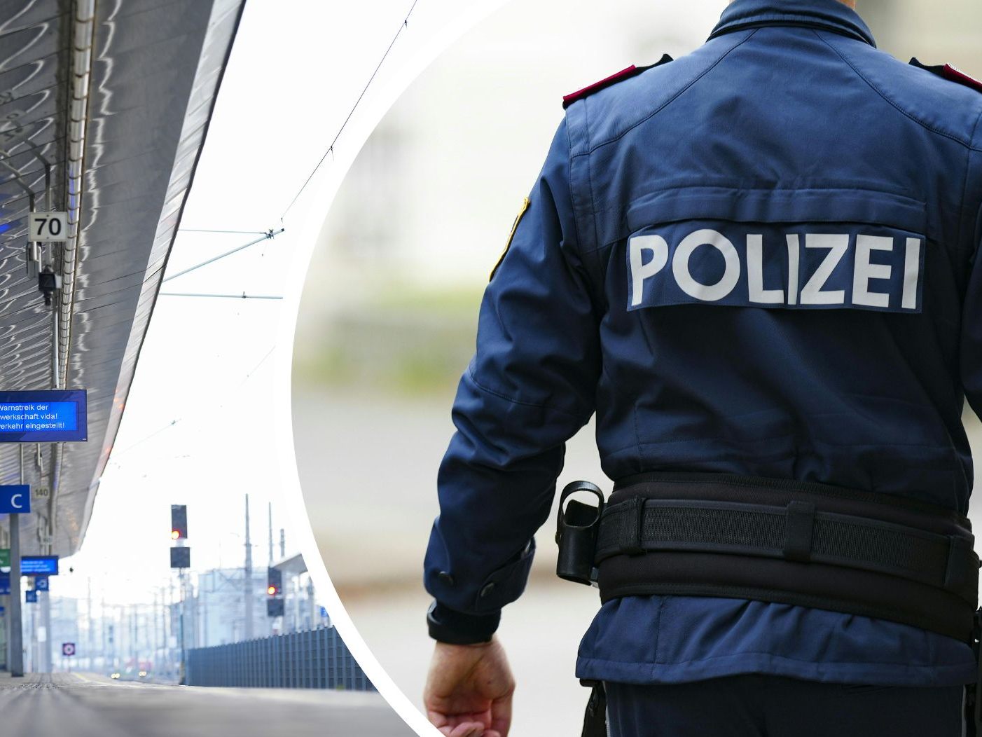 Am Bahnhof in Wien-Meidling bedrohte ein 41-Jähriger Passanten mit einer Waffenattrappe. Am Bahnhof in Wien-Meidling bedrohte ein 41-Jähriger Passanten mit einer Waffenattrappe.
