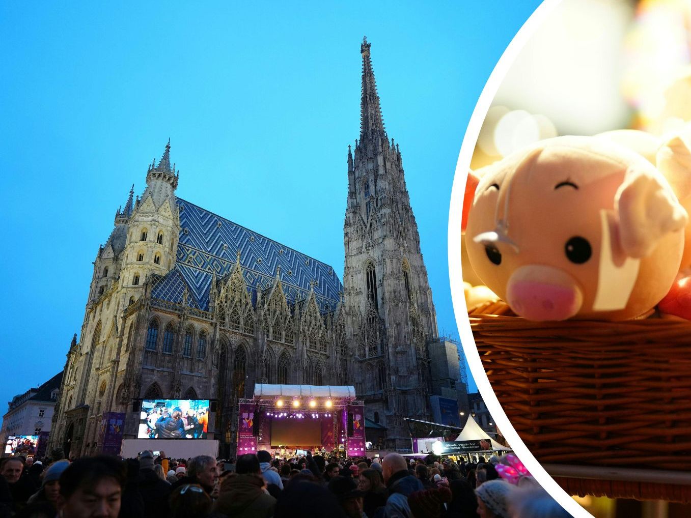 Tausende Menschen besuchten den Wiener Silvesterpfad.