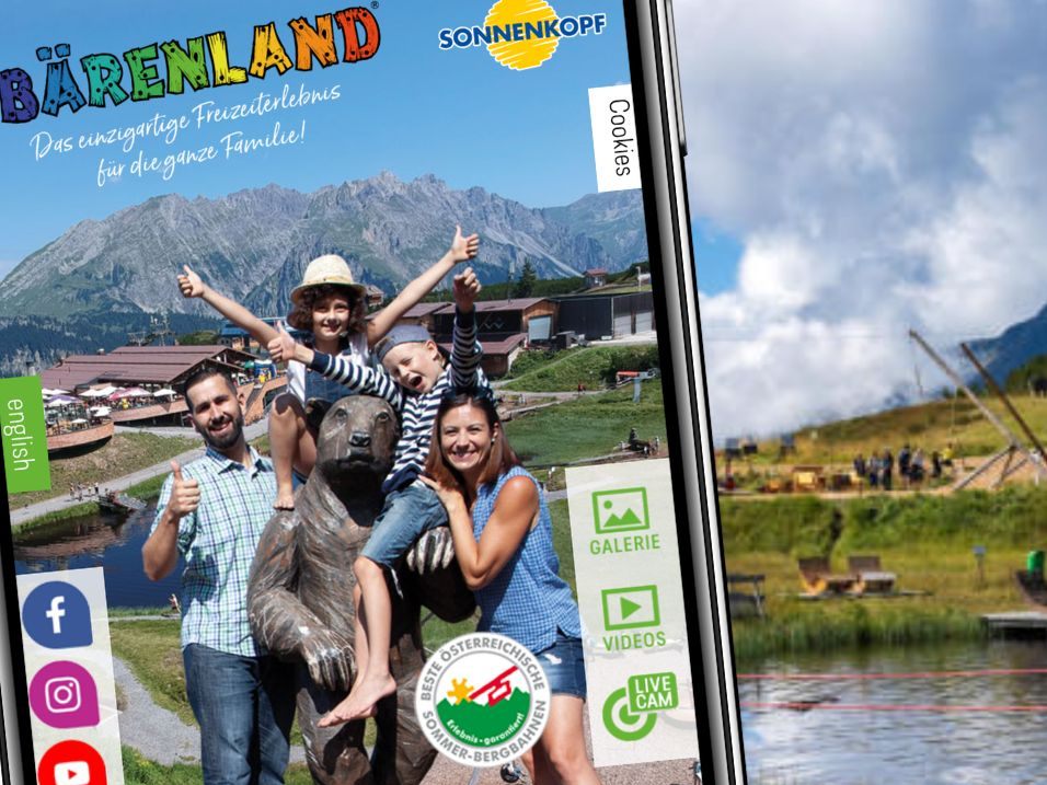 Ob Abenteuerspielplatz, Wasserspiele oder der lehrreiche Bärenweg: Im Bärenland am Sonnenkopf ist für alle etwas dabei. Ob Abenteuerspielplatz, Wasserspiele oder der lehrreiche Bärenweg: Im Bärenland am Sonnenkopf ist für alle etwas dabei.