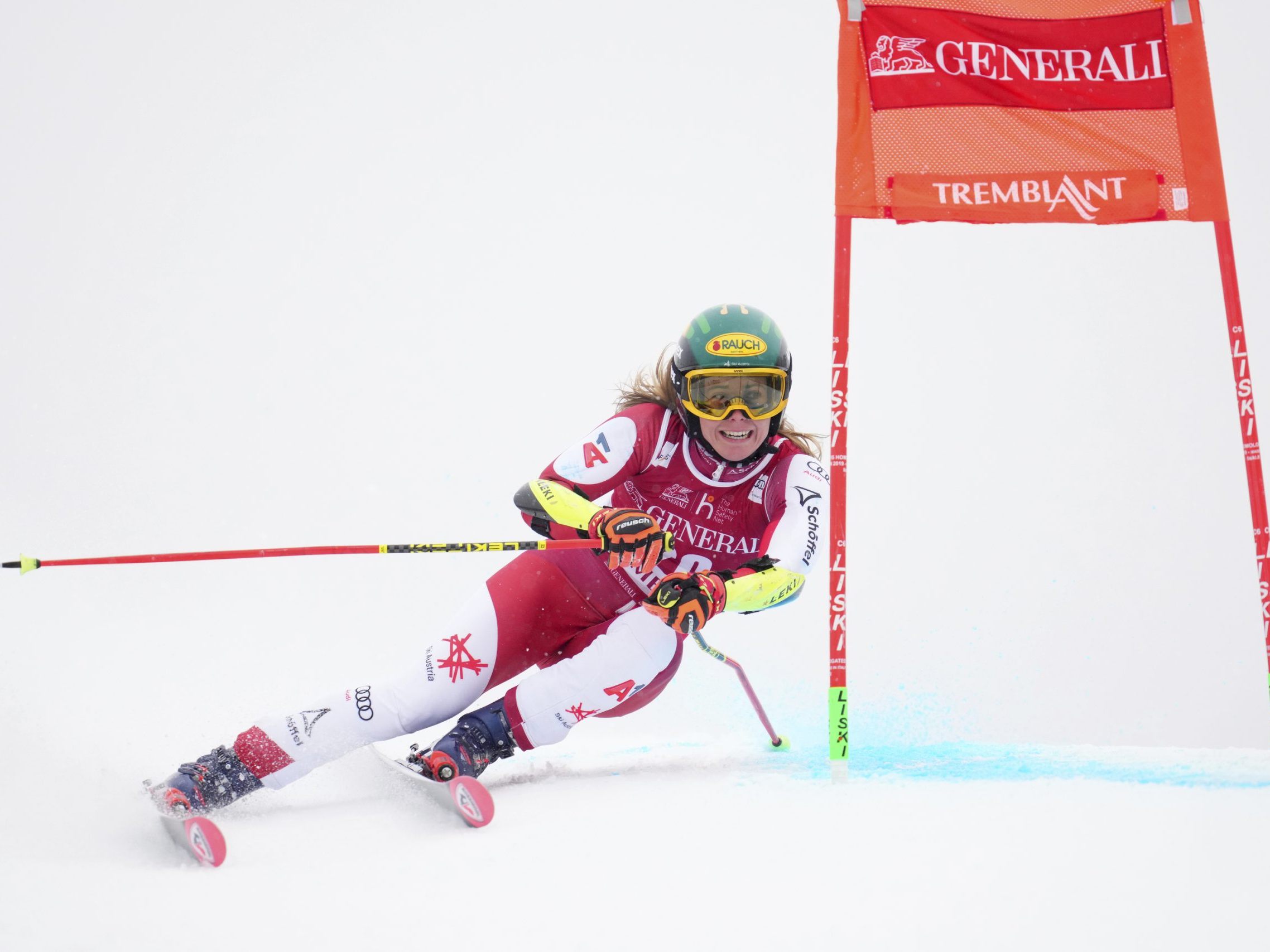 Auch Katharina Liensberger ist in Tremblant am Start.