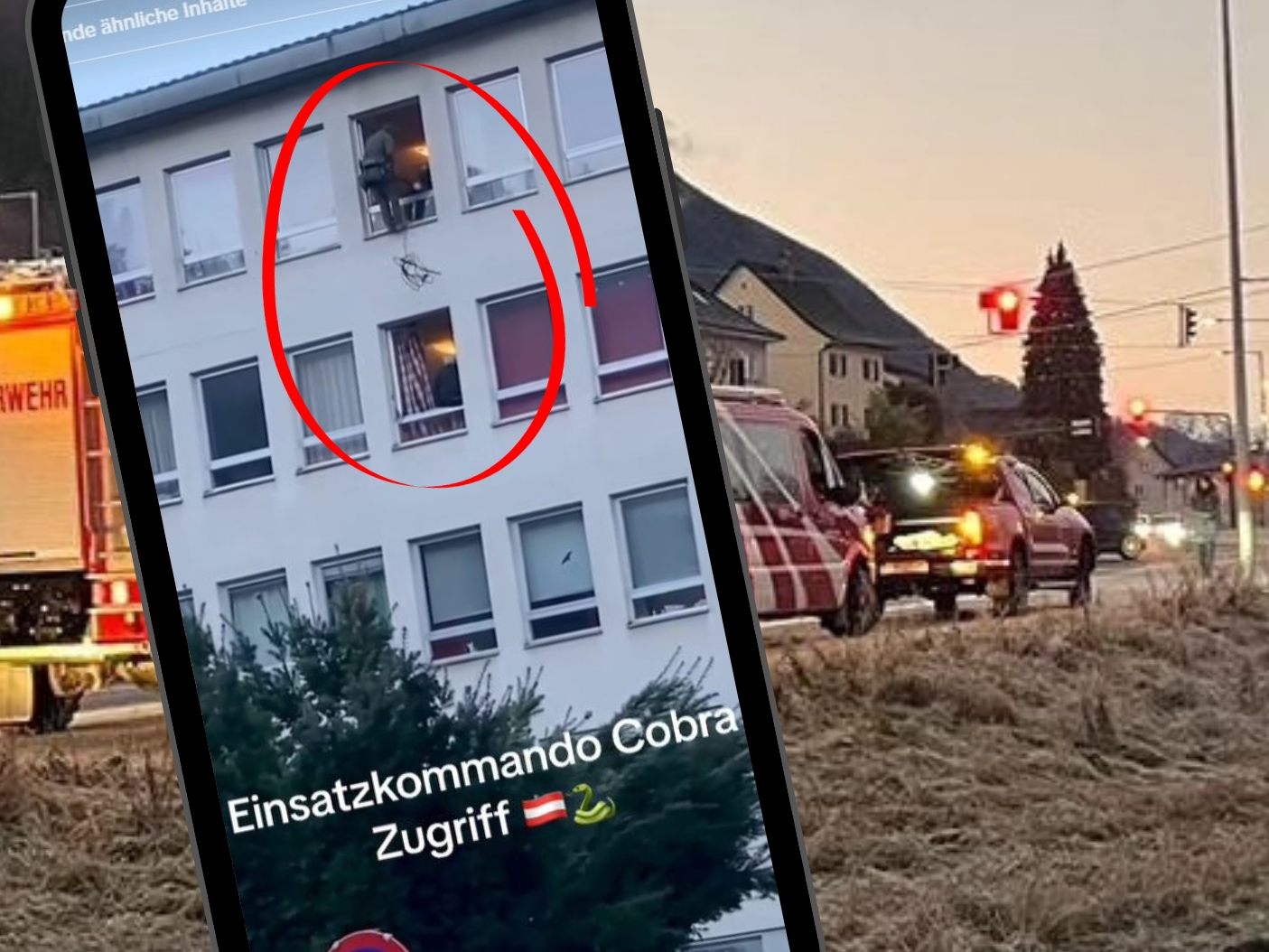 Auch die Feuerwehr wurde als Unterstützung zum Anhaltezentrum in der Carinagasse gerufen. Auch die Feuerwehr wurde als Unterstützung zum Anhaltezentrum in der Carinagasse gerufen.