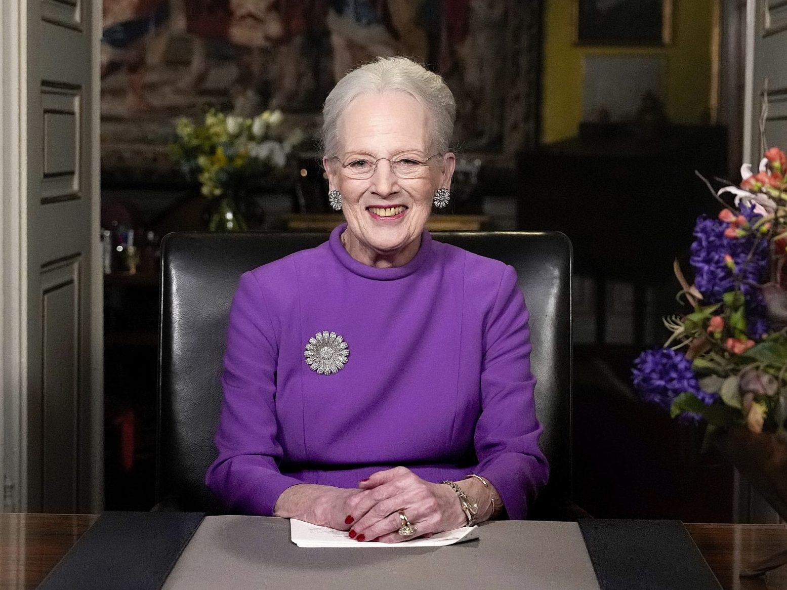 Königin Margrethe von Dänemark dankt nach 52 Jahren ab. Königin Margrethe von Dänemark dankt nach 52 Jahren ab.