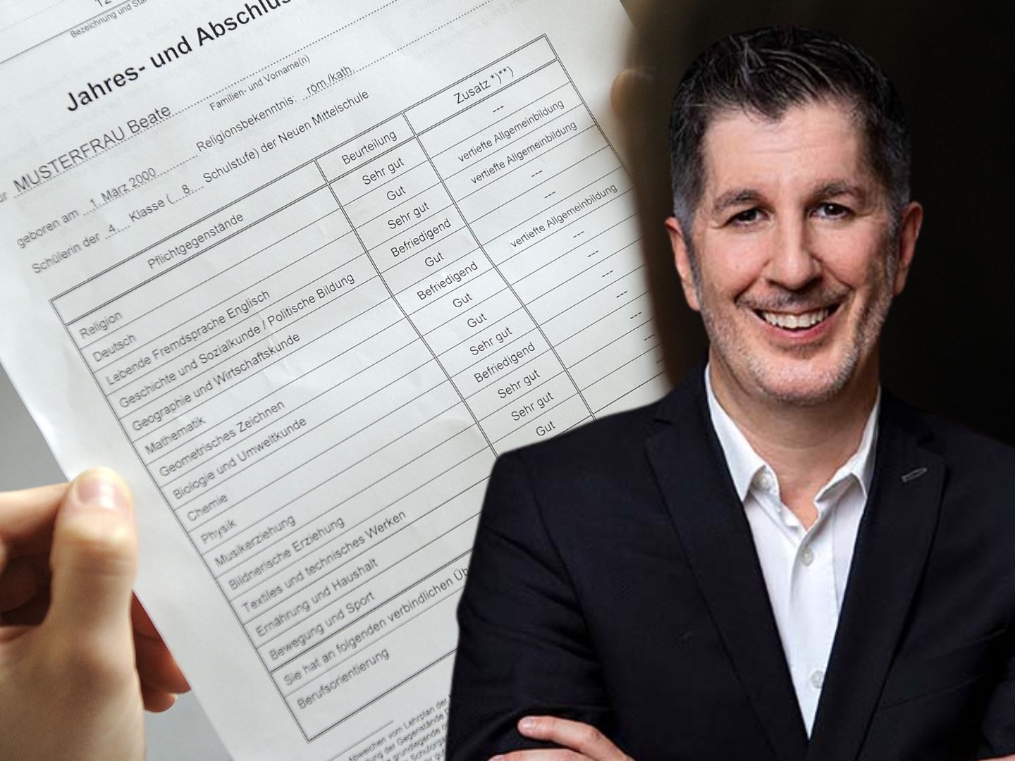 Marcus Täuber stellt sich auf die Seite der Noten-Gegner. Marcus Täuber stellt sich auf die Seite der Noten-Gegner.