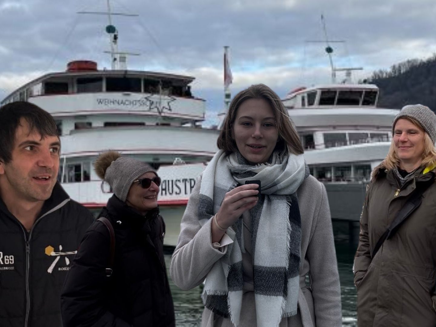 Besucher des Weihnachtsschiffes in Bregenz Besucher des Weihnachtsschiffes in Bregenz
