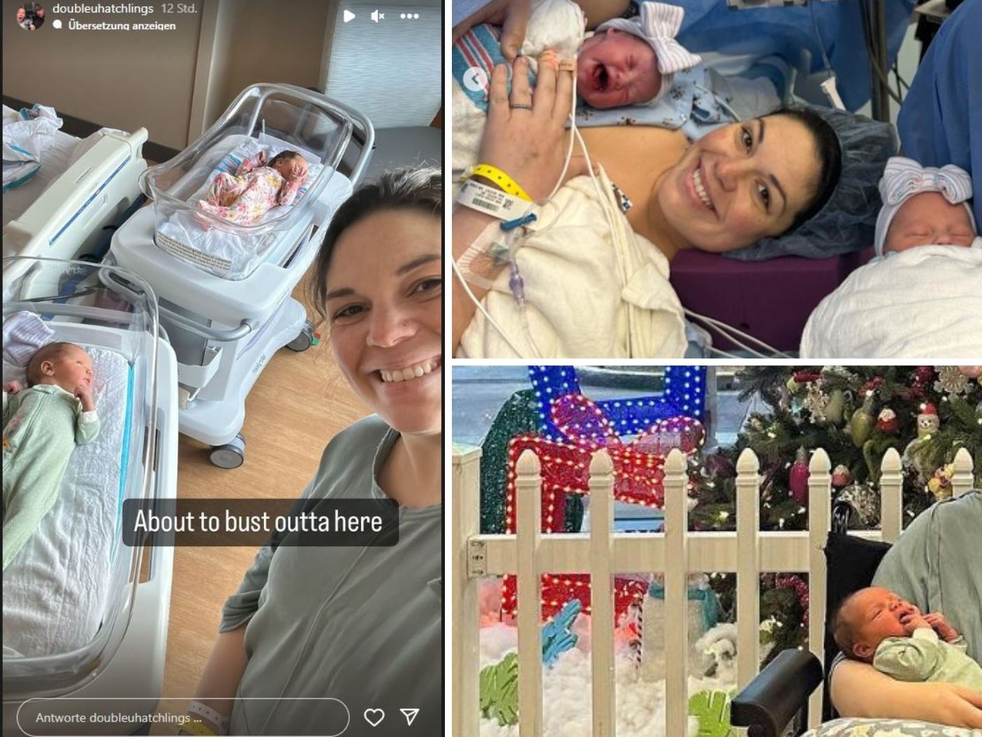 Die beiden Mädchen wurden nicht nur aus unterschieldichen Gebärmüttern geboren, sondern auch an unterschiedlichen Tagen.