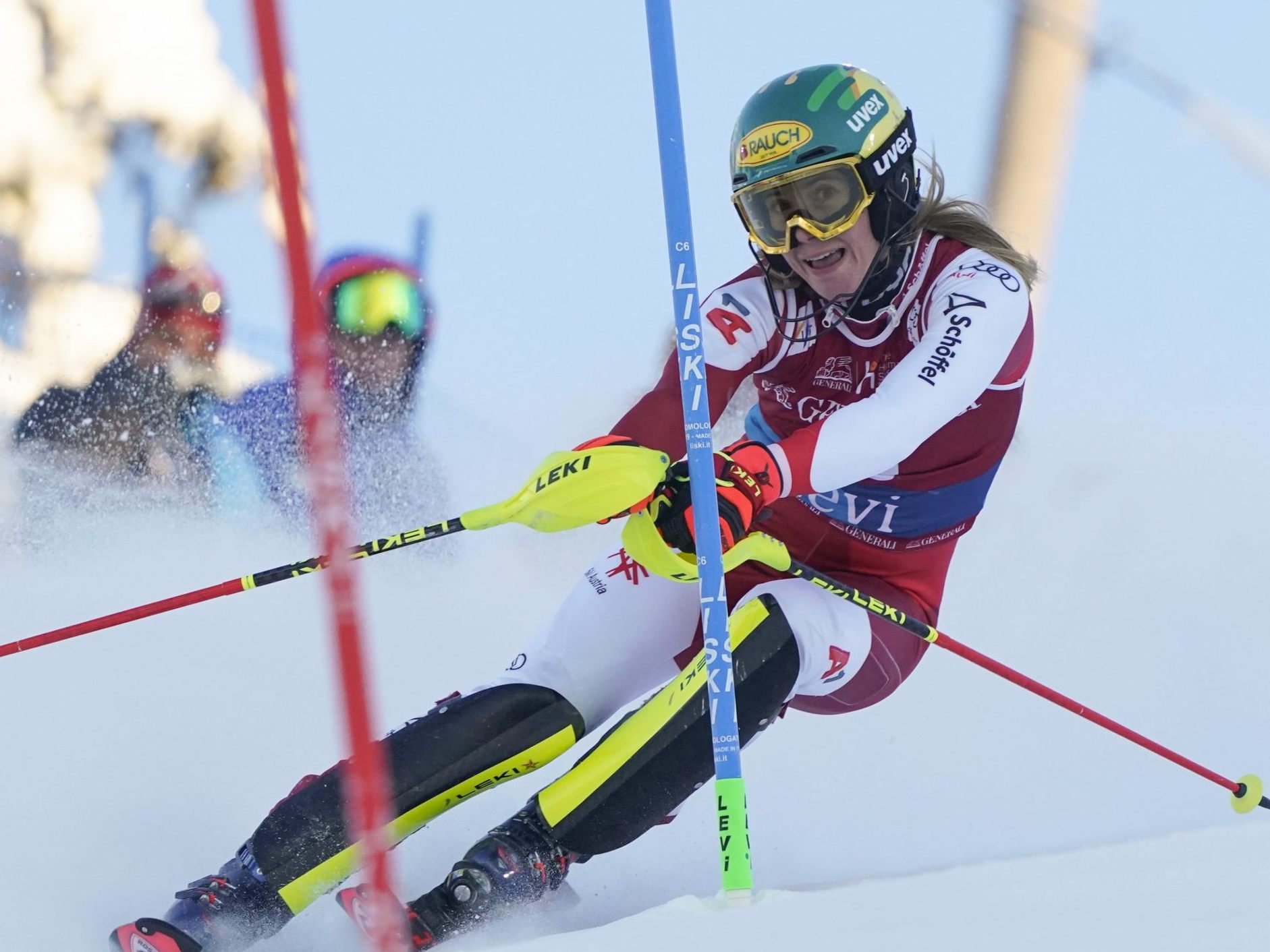 Katharina Liensberger geht aus ÖSV-Sicht als Favoritin ins Rennen.