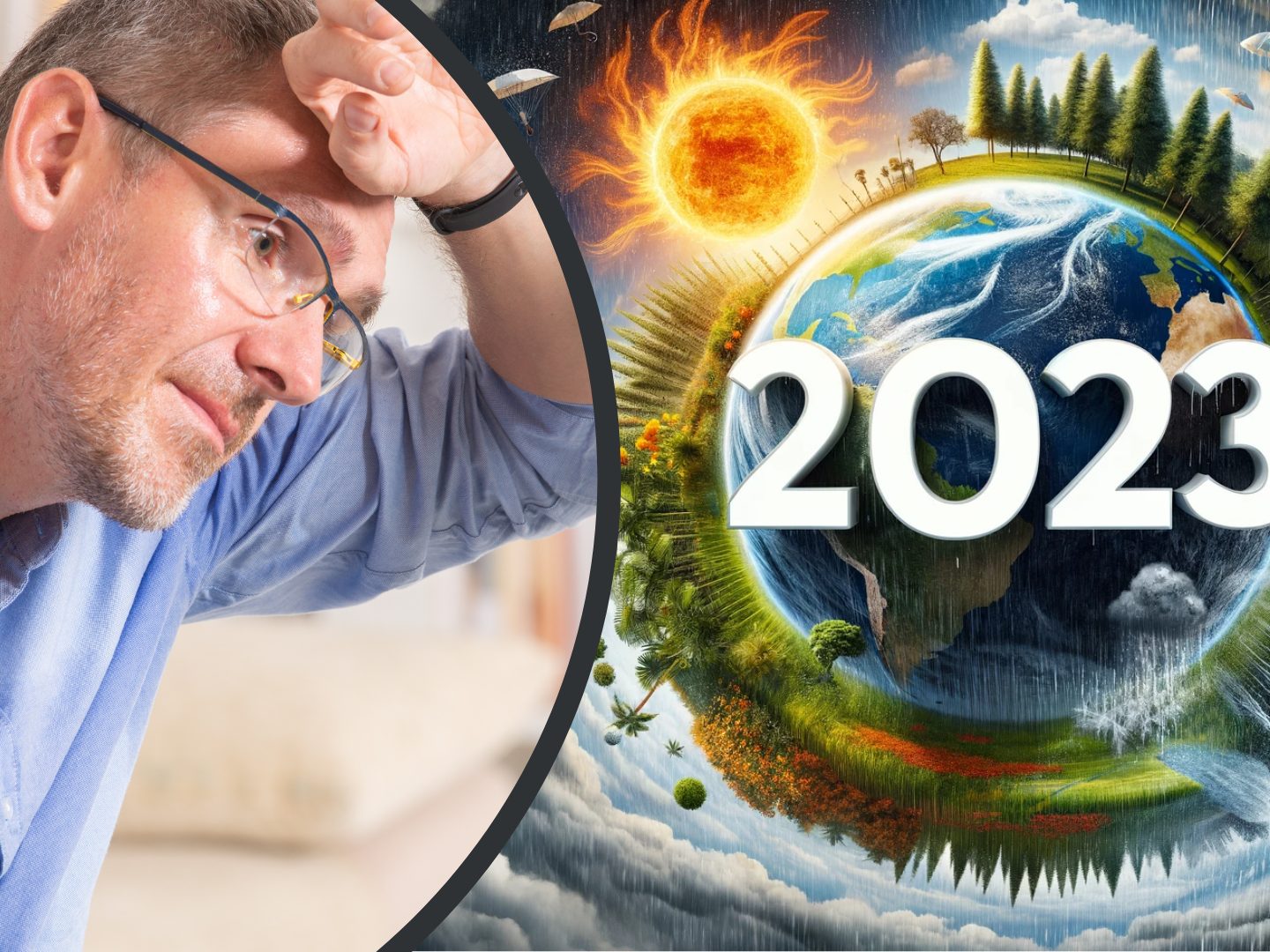 Das Jahr 2023 war eines der wärmsten der Messgeschichte.