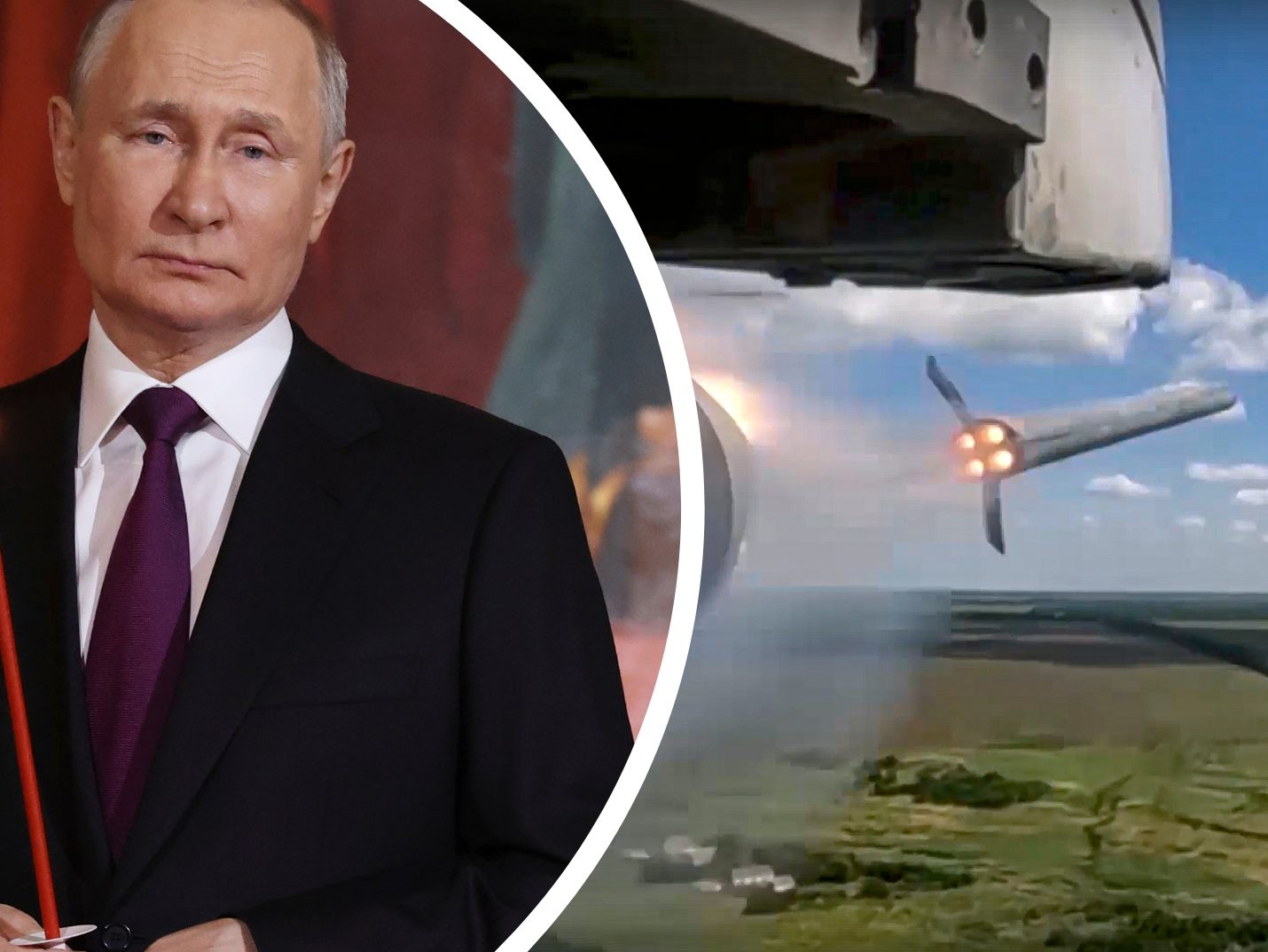 Putins (l.) jüngste Luftangriffe sind wohl der Beginn einer neuen Kampagne gegen die Infrastruktur der Ukraine. Putins (l.) jüngste Luftangriffe sind wohl der Beginn einer neuen Kampagne gegen die Infrastruktur der Ukraine.