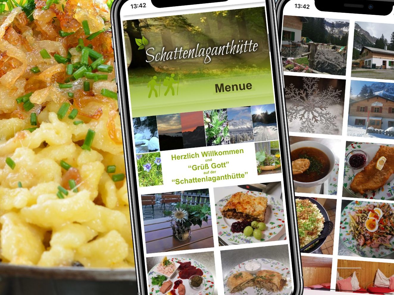 Hier wird frische Hausmannskost aus regionalen Produkten zubereitet. Hier wird frische Hausmannskost aus regionalen Produkten zubereitet.