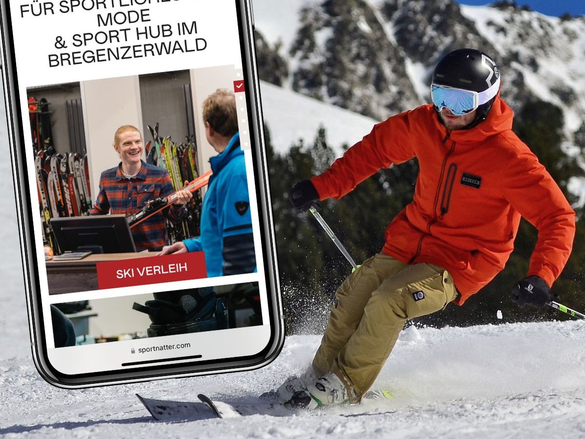 Sport & Mode Natter ist gleich dreifach in Mellau vertreten.
