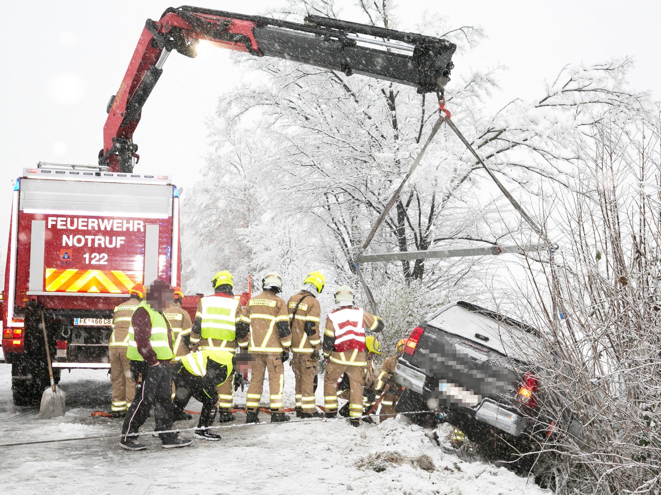 Unfall auf A14-Auffahrt Rankwei. Unfall auf A14-Auffahrt Rankwei.