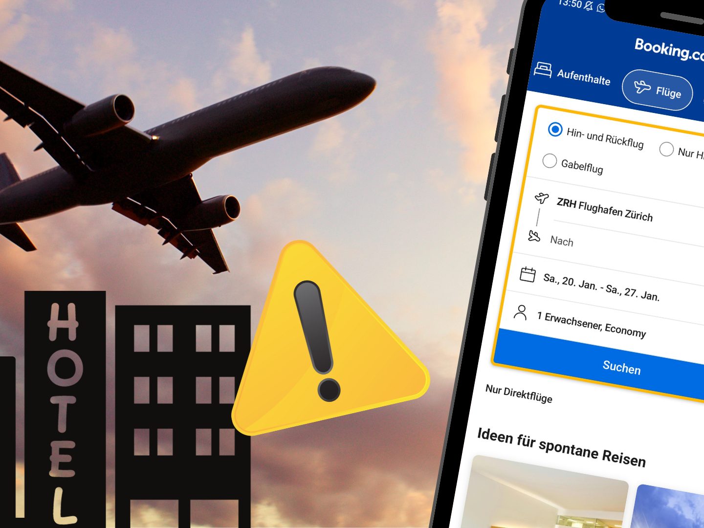 Vorsicht bei Buchungen über das Reiseportal Booking.com
