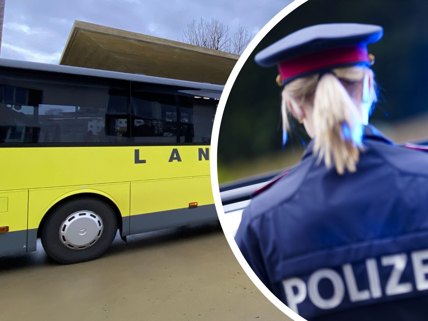 Busse schwer beschädigt