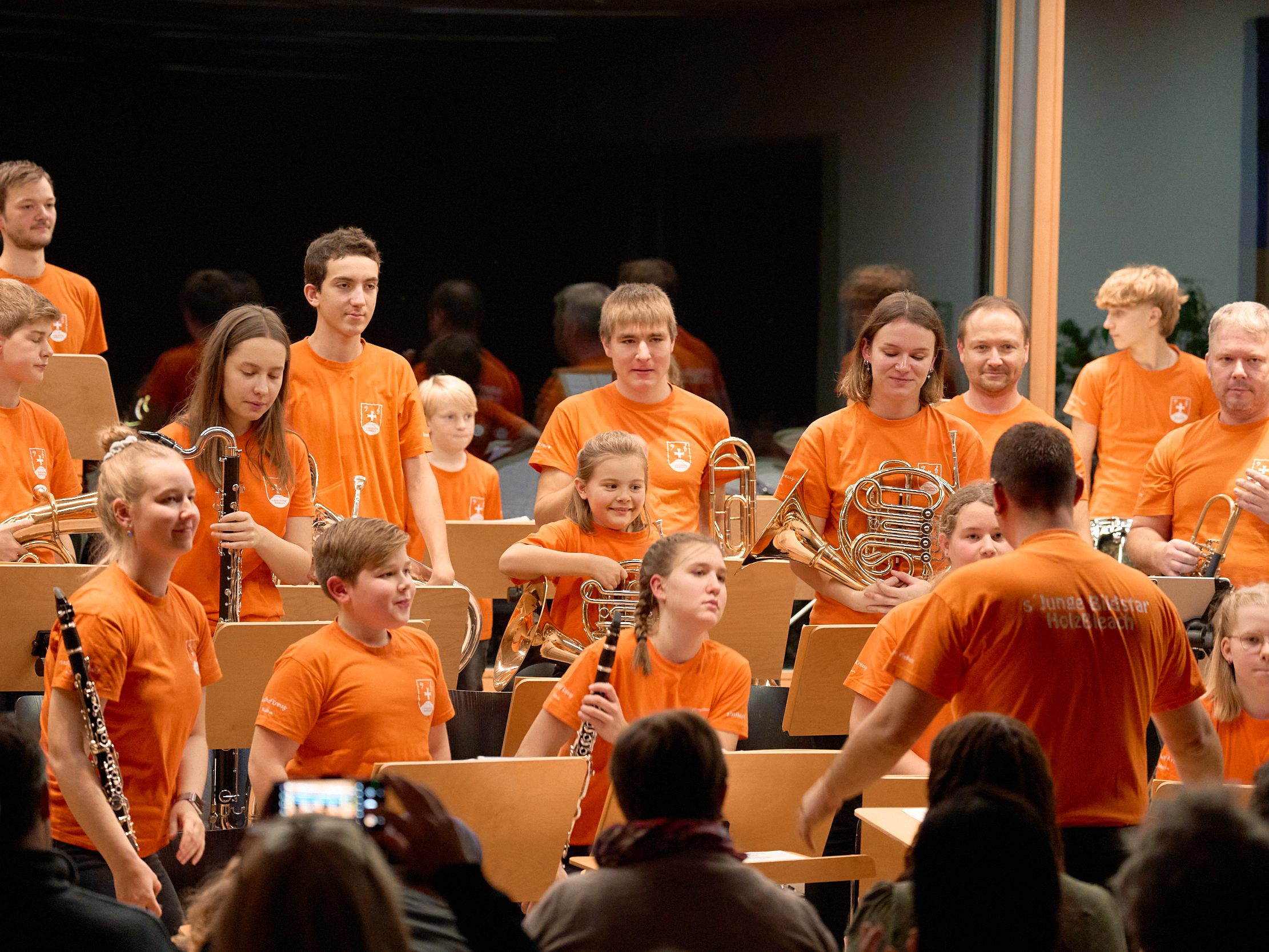 Der Nachwuchs des Musikvereins Bildstein präsentierte beim Konzert sein Können.