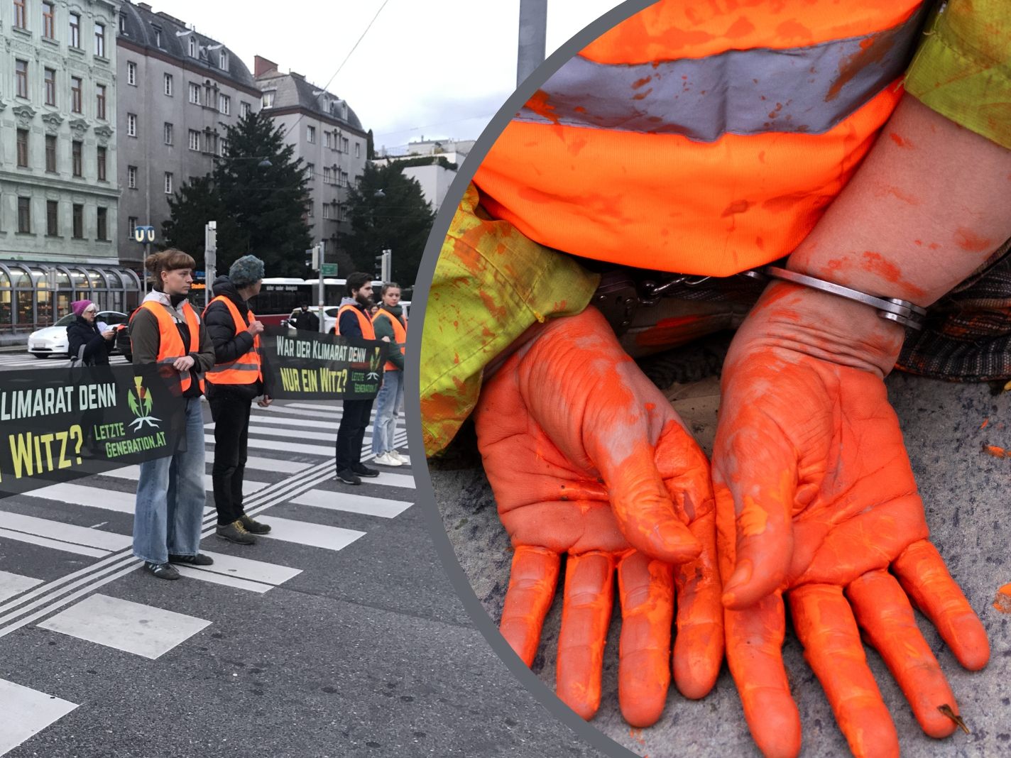 Die Staatsanwaltschaft Wien ermittelt gegen die Klimaschutzgruppe "Letzte Generation".