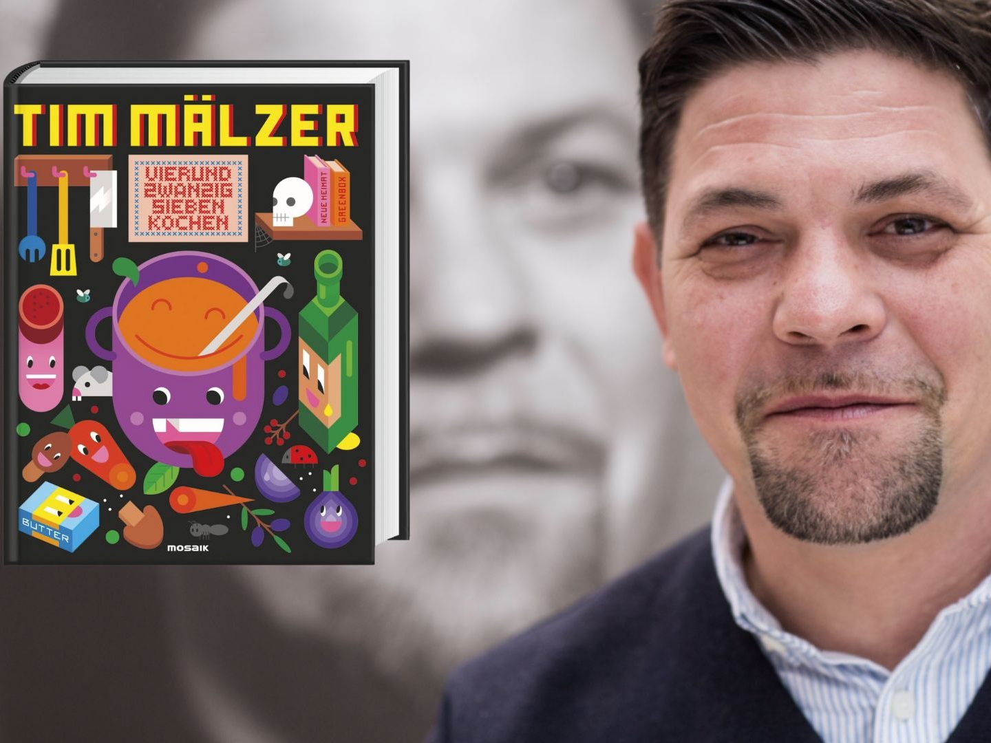 Ein Kochbuch von Tim Mälzer gewinnen.