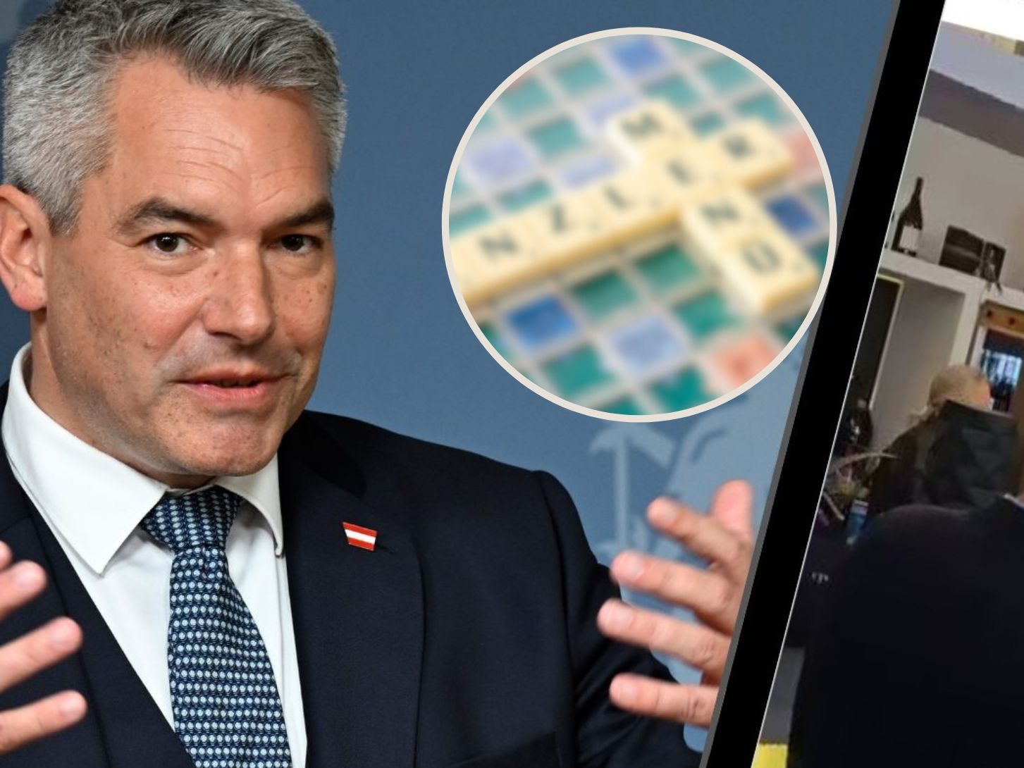 Begriff in Anspielung auf Burgervideo von Kanzler Karl Nehammer