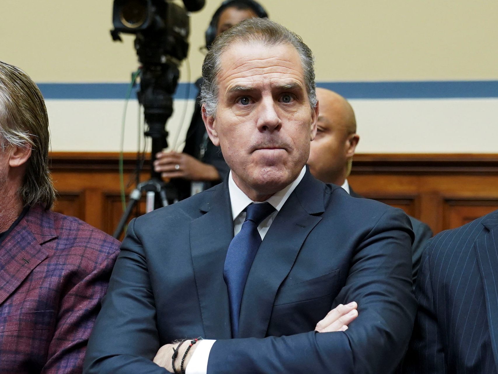 Mit einem Überraschungsauftritt sorgte Hunter Biden für Empörung. Mit einem Überraschungsauftritt sorgte Hunter Biden für Empörung.