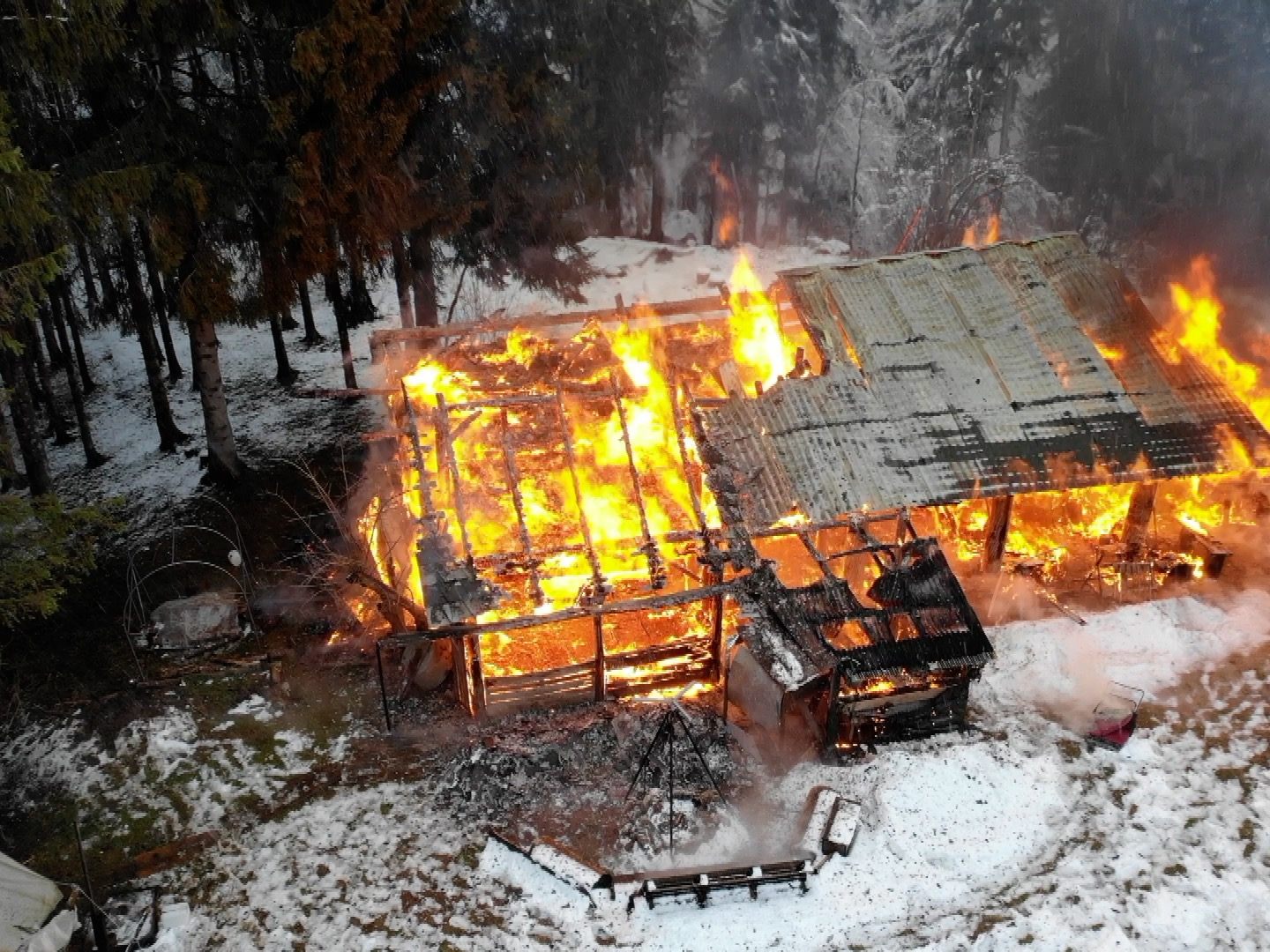 Die Vorsäßhütte war nicht mehr zu retten