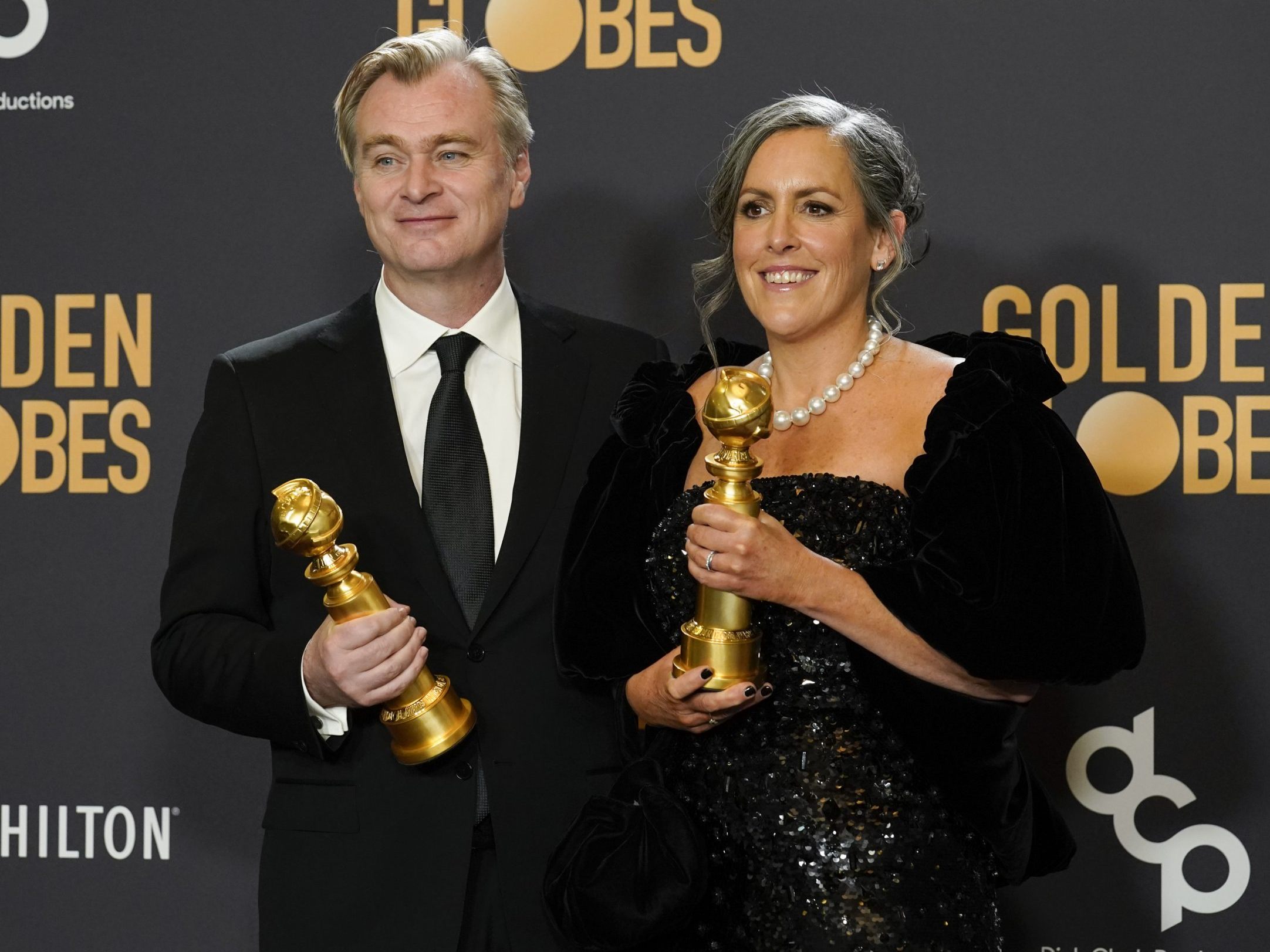 "Oppenheimer"-Regisseur Christopher Nolan konnte bei den Golden Globes jubeln.