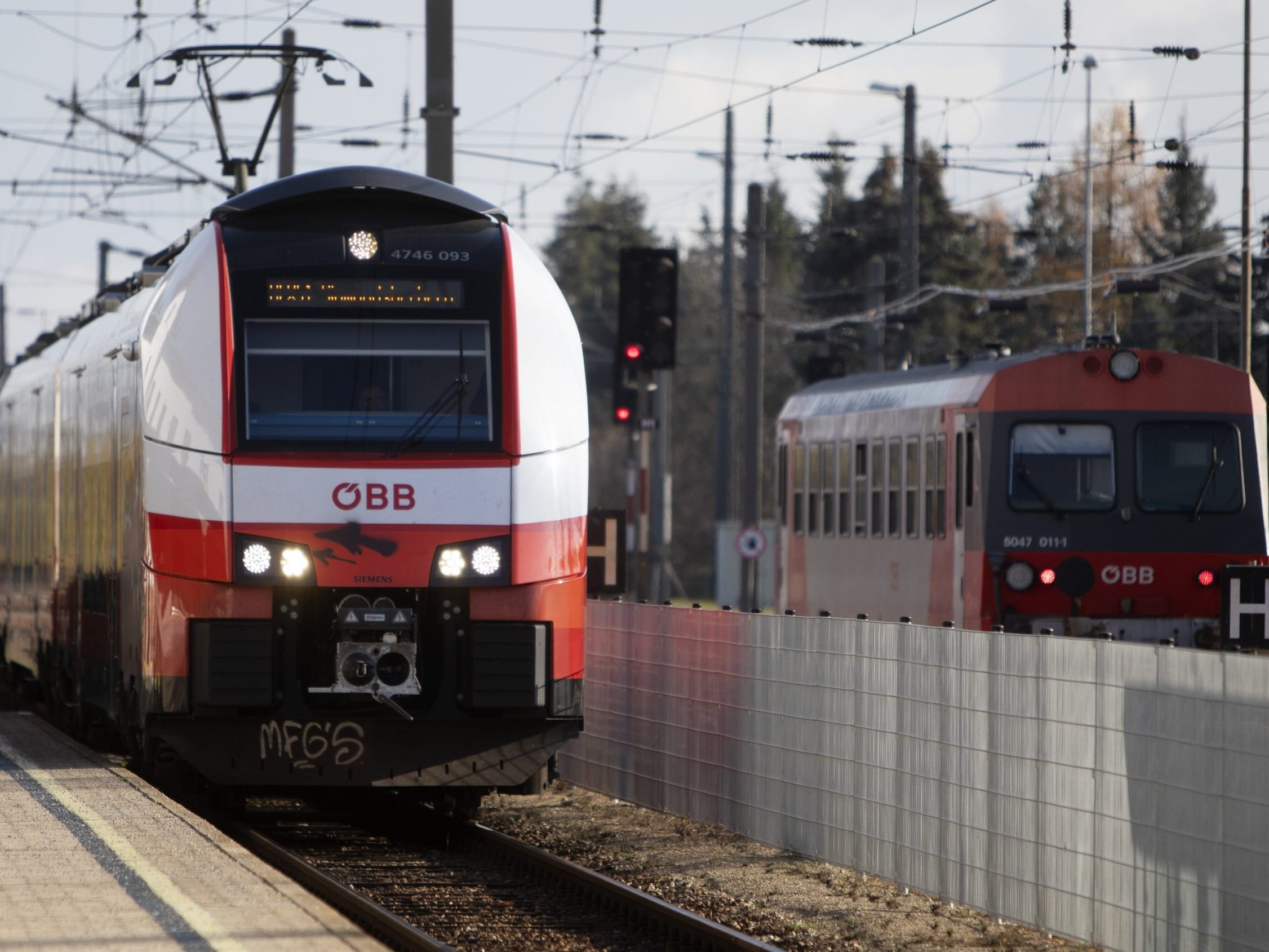 Die ÖBB informiert online über die betroffenen Züge. Die ÖBB informiert online über die betroffenen Züge.