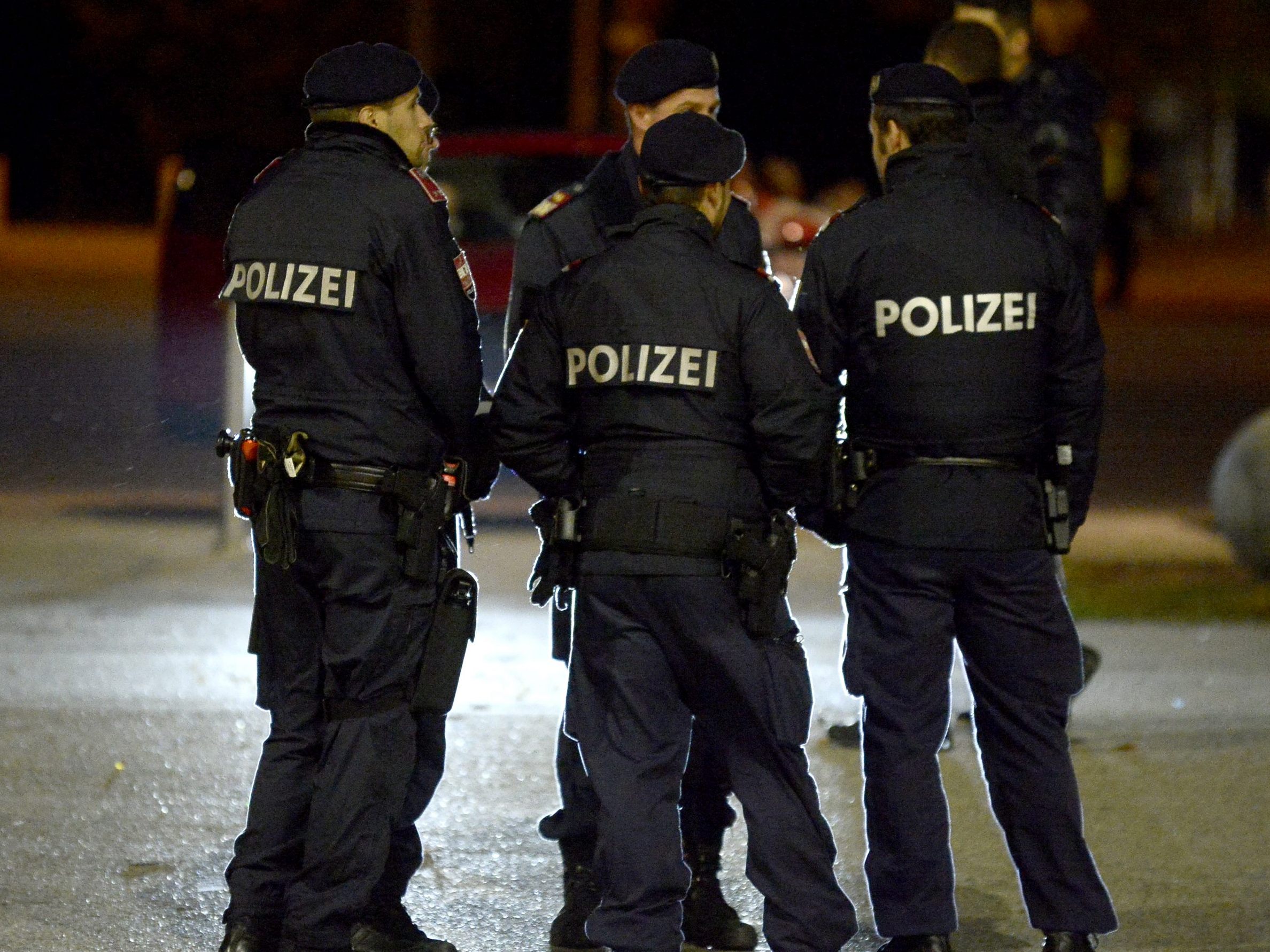 Polizeieinsatz in Wien-Penzing.