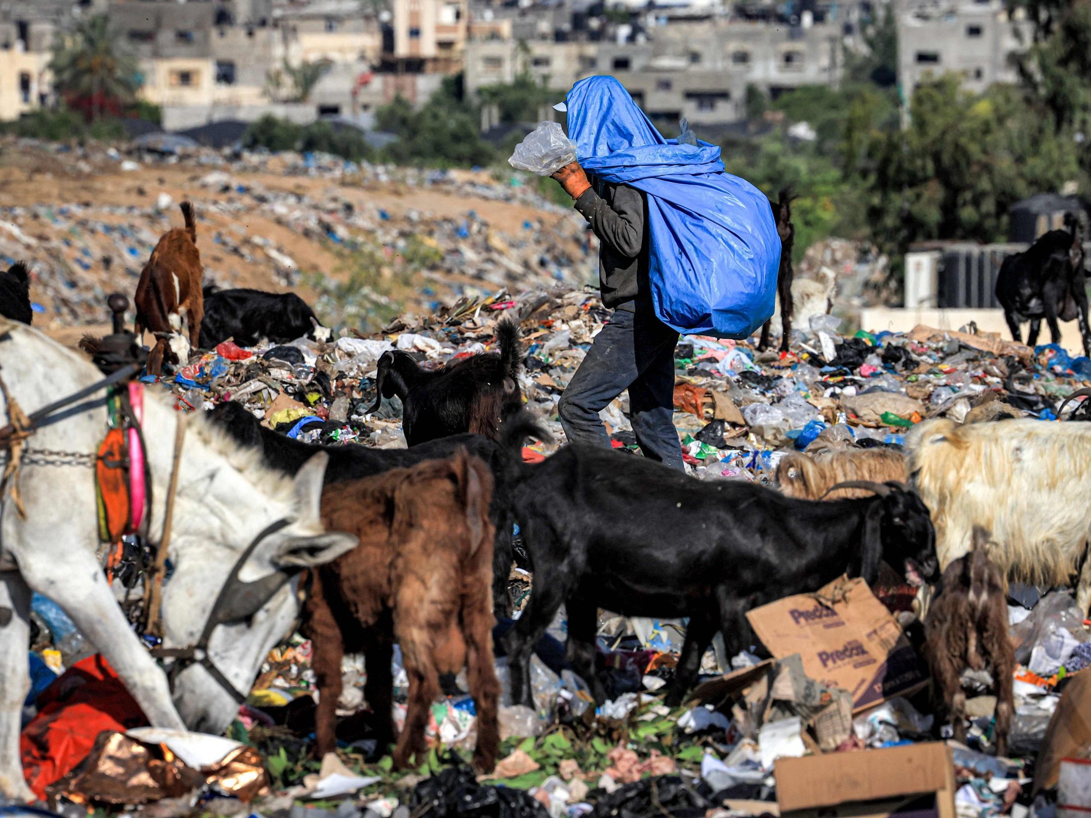 Im Gazastreifen häuft sich der Müll.