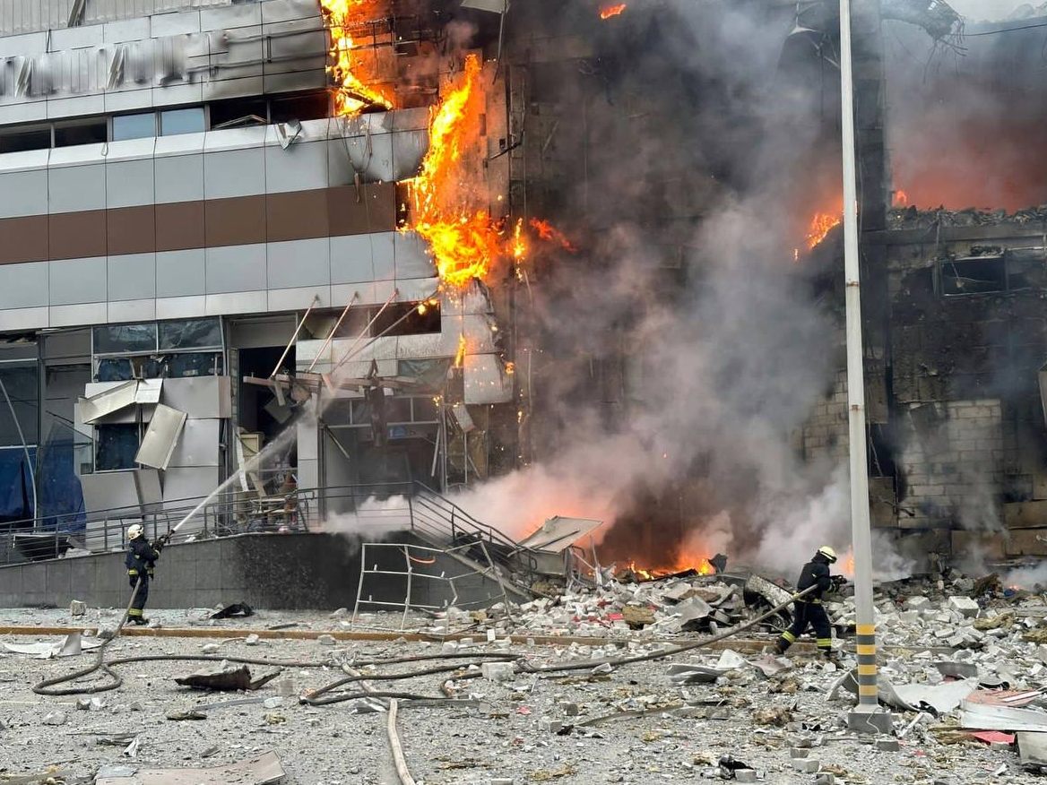 Auch Explosionen um die südostukrainische Großstadt Dnipro wurden gemeldet. Auch Explosionen um die südostukrainische Großstadt Dnipro wurden gemeldet.