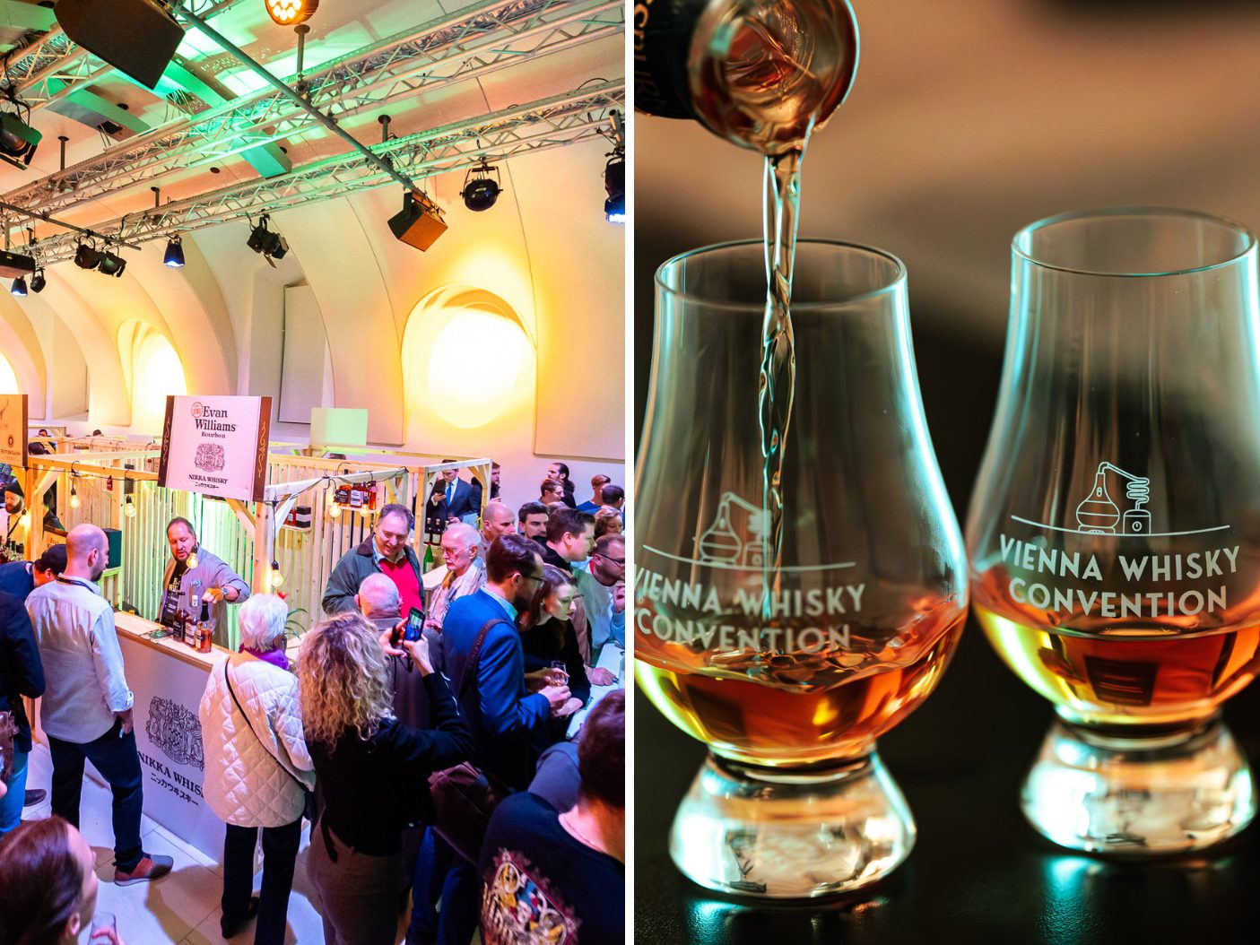 Whisky so weit das Auge reicht beim Vienna Whisky Festival. Whisky so weit das Auge reicht beim Vienna Whisky Festival.