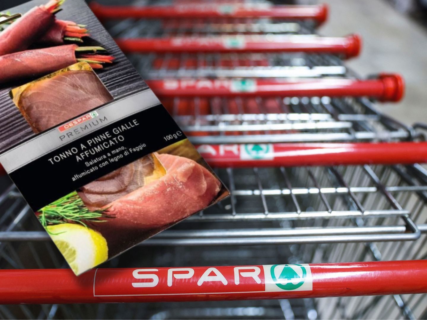 "DESPAR PREMIUM Thunfisch geräuchert 100g" wird zurückgerufen.