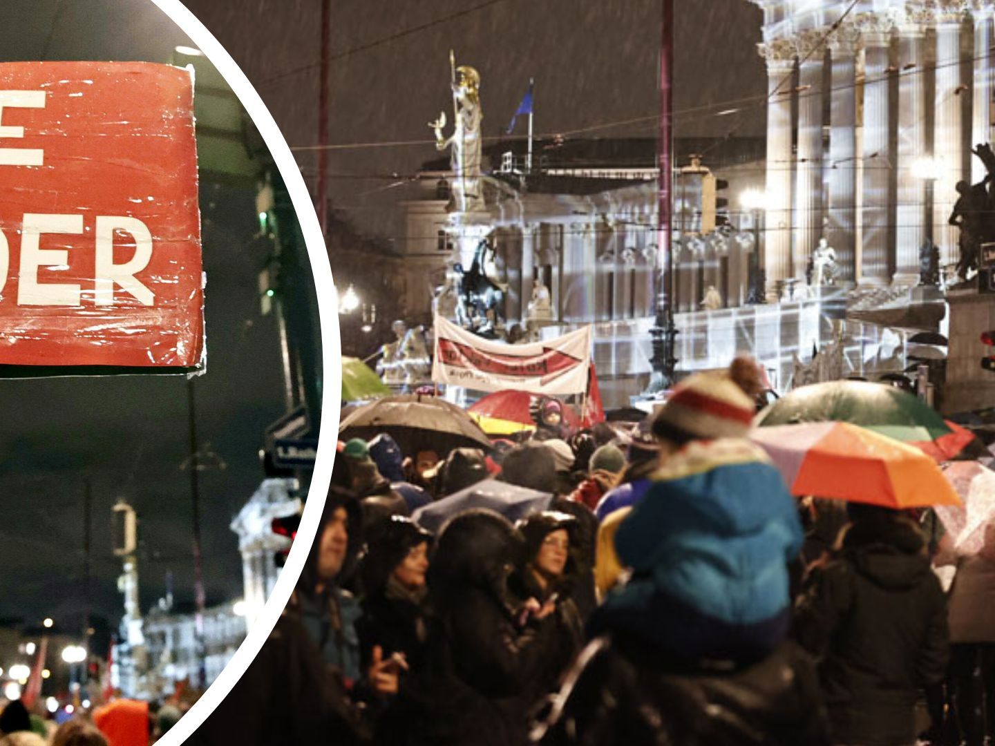 In Wien setzten zahlreiche Menschen ein Zeichen gegen Rechtsextremismus.