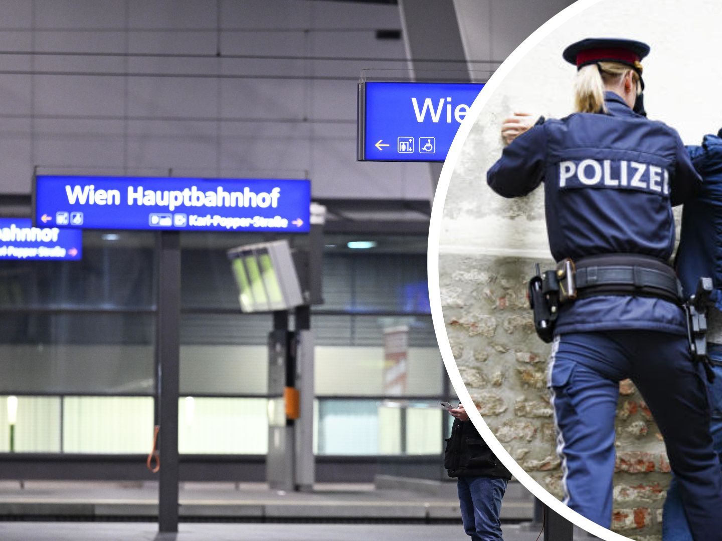 Ein 36-Jähriger zückte im Streit mit einem 34-Jährigen am Wiener Hauptbahnhof ein Messer. Ein 36-Jähriger zückte im Streit mit einem 34-Jährigen am Wiener Hauptbahnhof ein Messer.