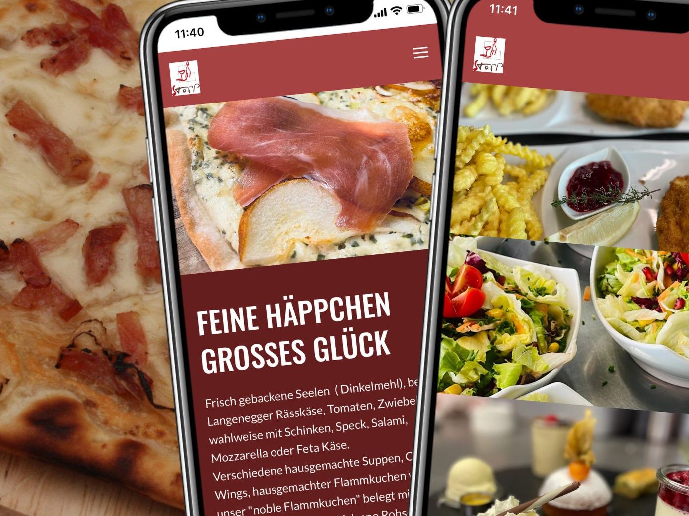 Das Café Stopp bietet für jeden Geschmack etwas Passendes. Das Café Stopp bietet für jeden Geschmack etwas Passendes.