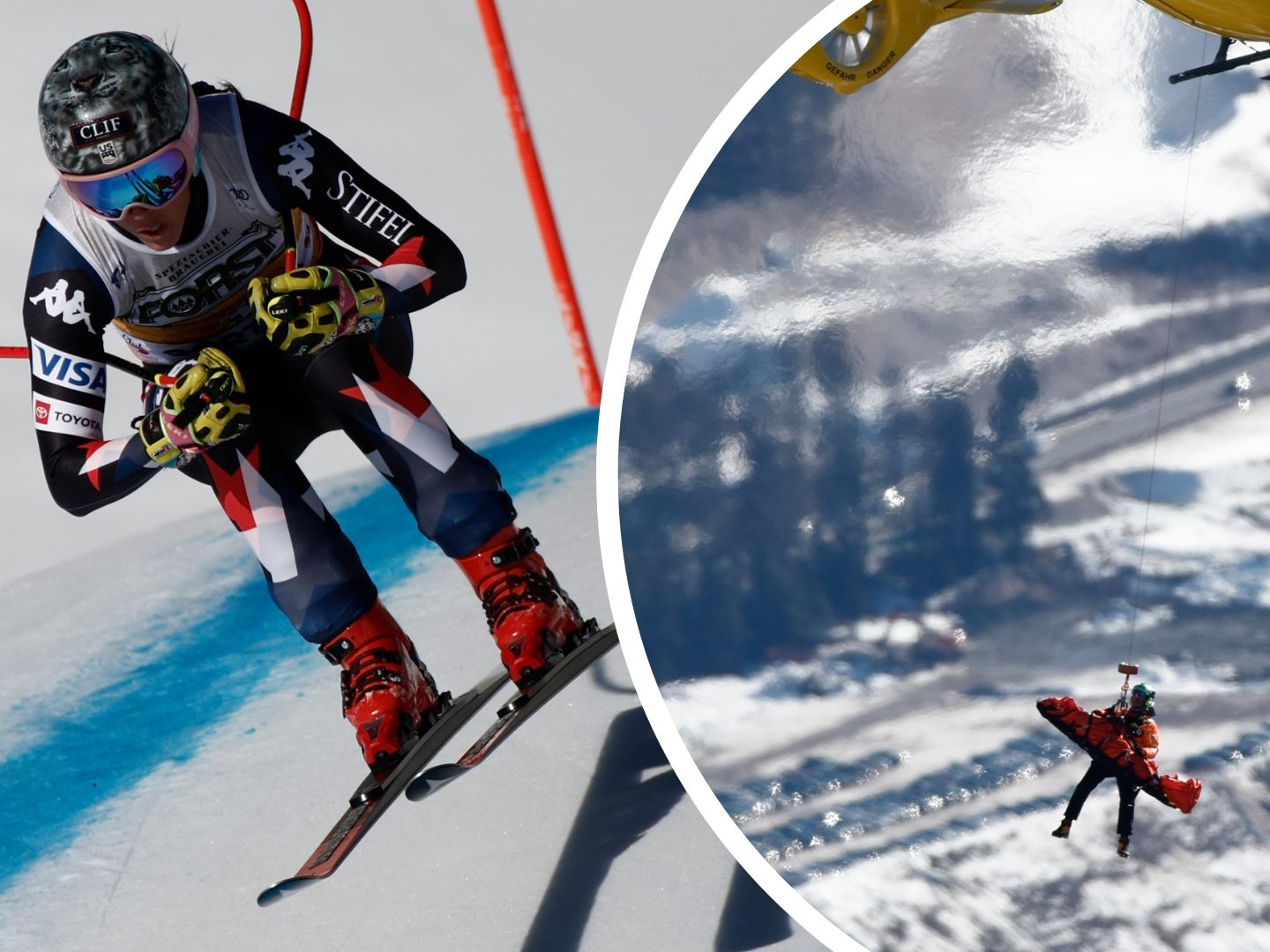 Isabella Wright stürzte am Samstag in der Abfahrt von Cortina d'Ampezzo schwer. Isabella Wright stürzte am Samstag in der Abfahrt von Cortina d'Ampezzo schwer.