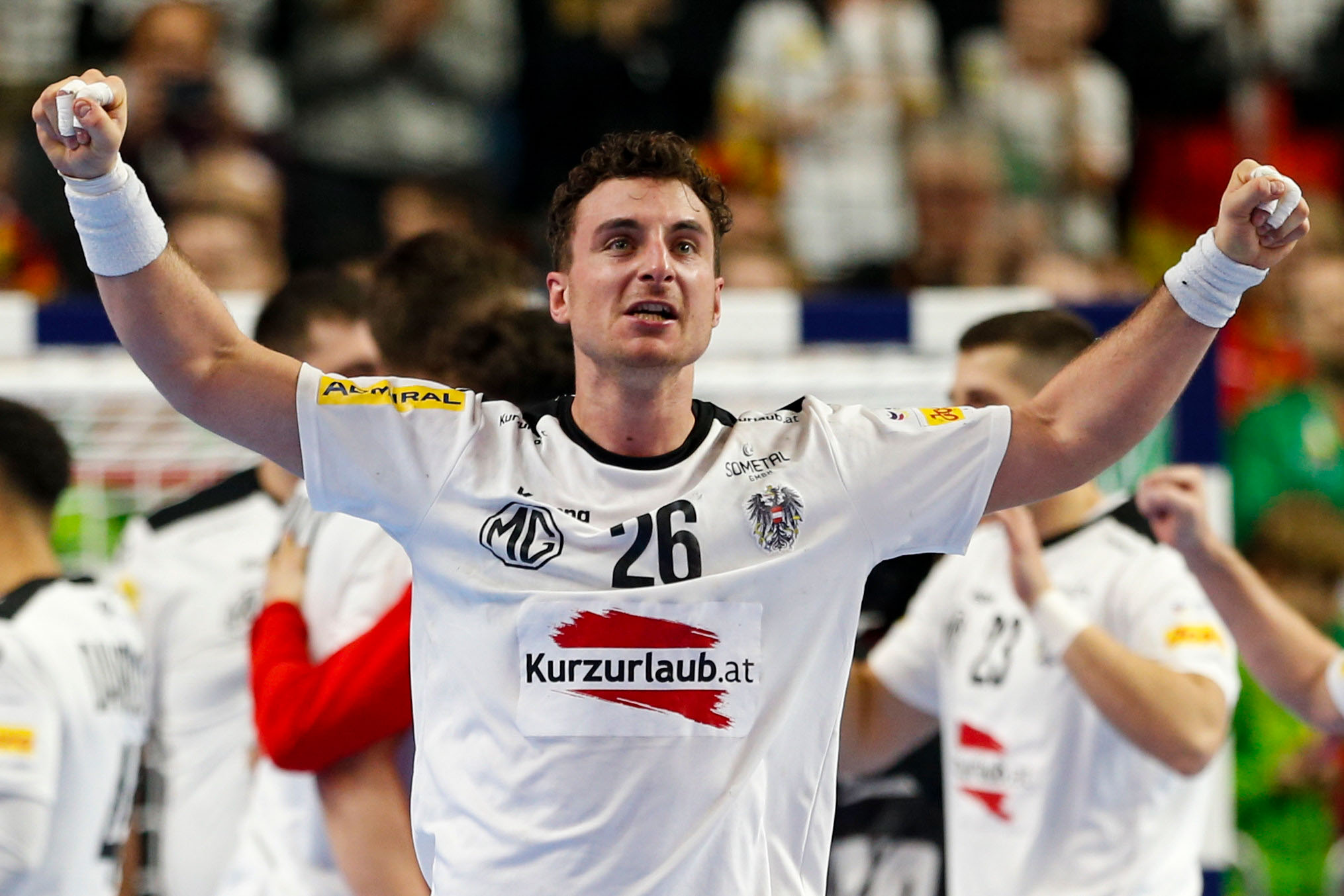 Lukas Herburger beim Spiel gegen Ungarn. 