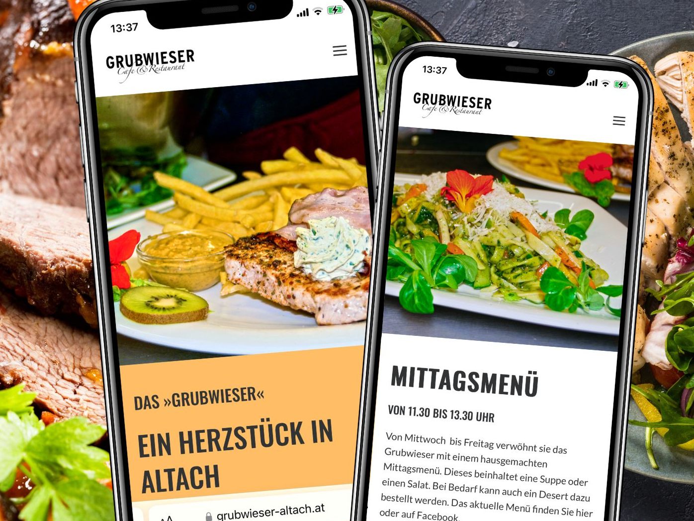 Das Lokal überzeugt mit einer übersichtlichen Speisekarte mit Gerichten aus frischen, möglichst regionalen Zutaten. Das Lokal überzeugt mit einer übersichtlichen Speisekarte mit Gerichten aus frischen, möglichst regionalen Zutaten.